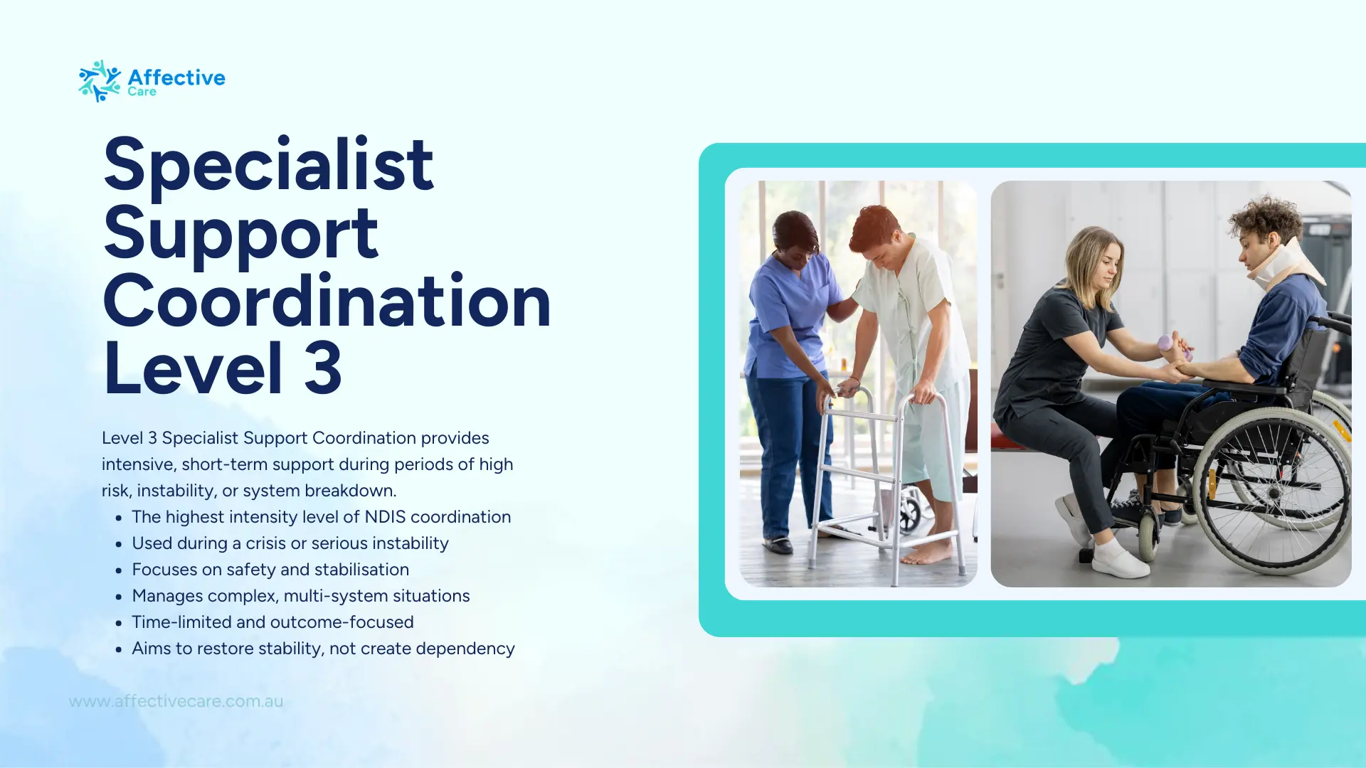 Specialist Support Coordination Level 3