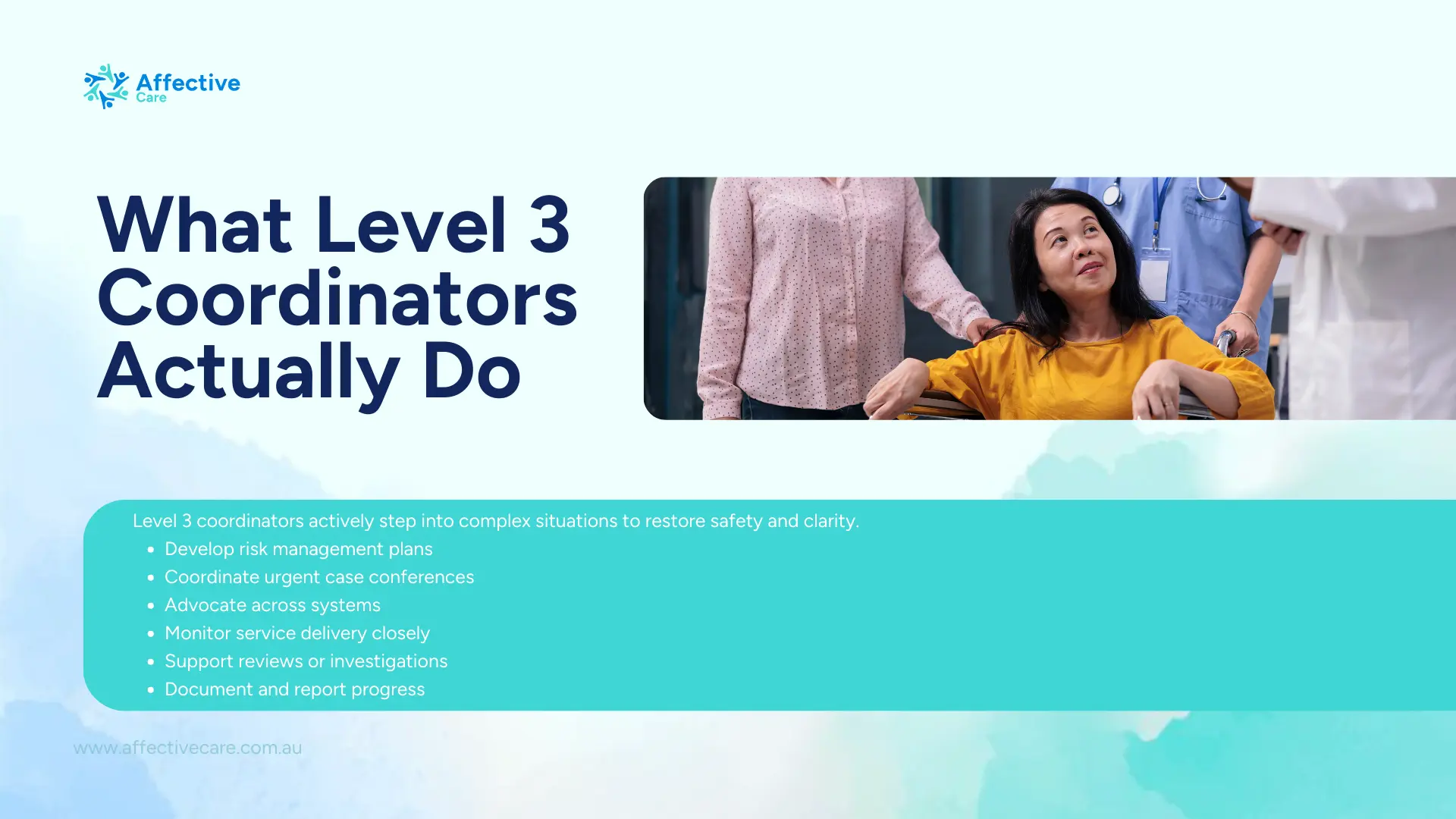 What level 3 coordinators actually do