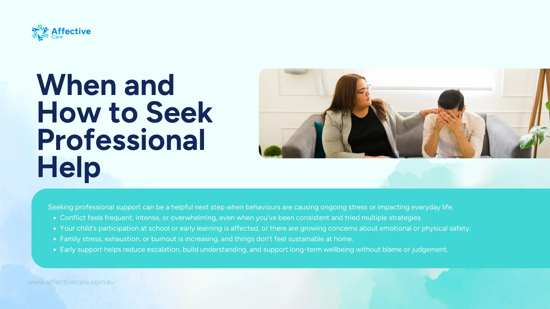 When and how to seek professional help
