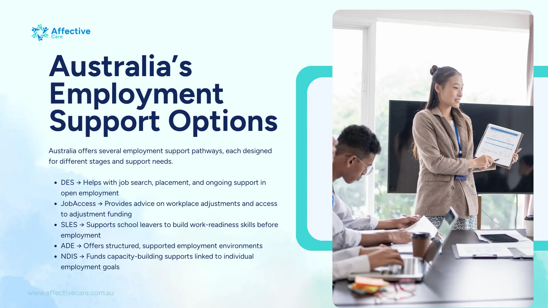 Austalias employment support option