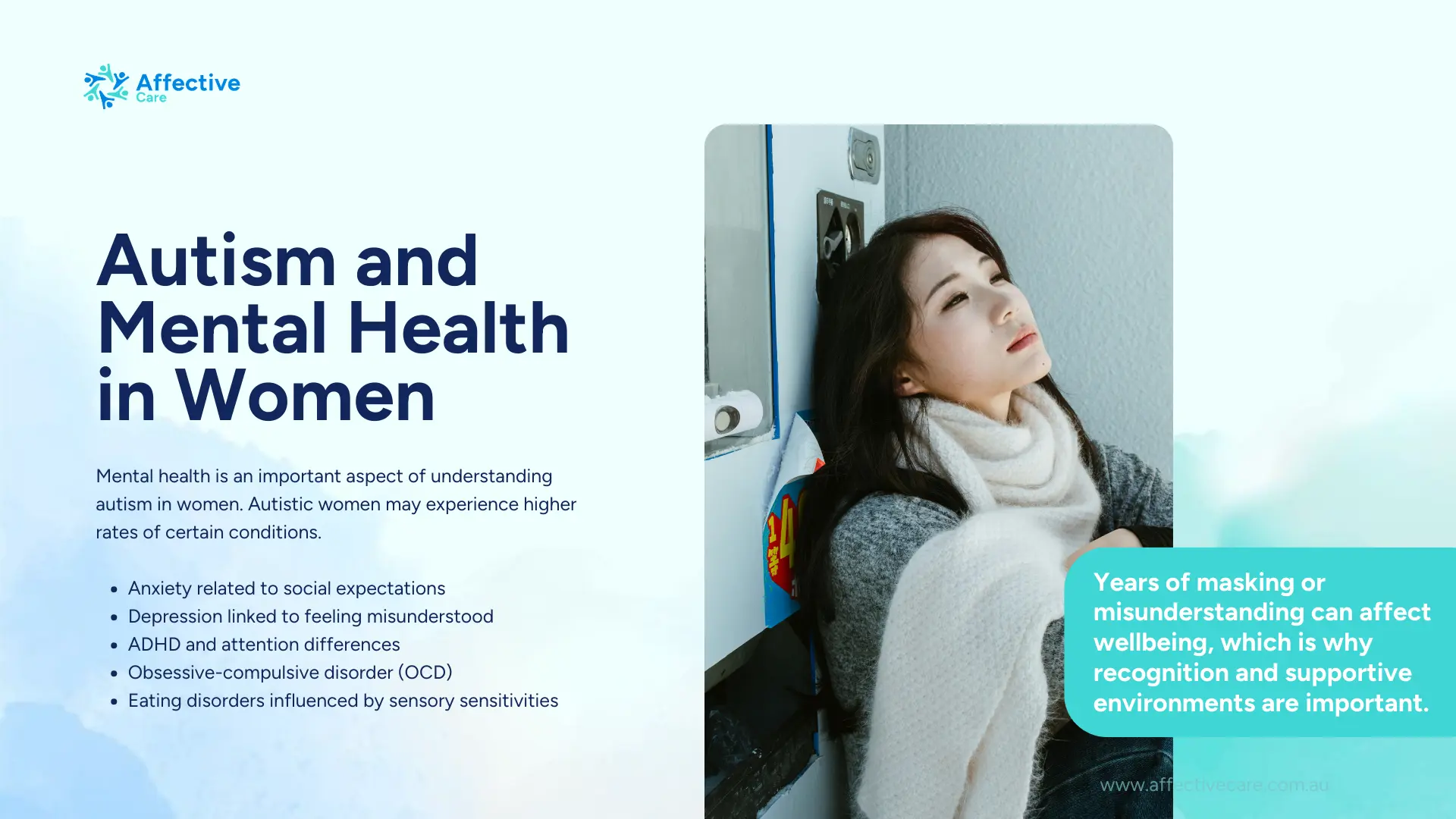 Autism and mental health in women
