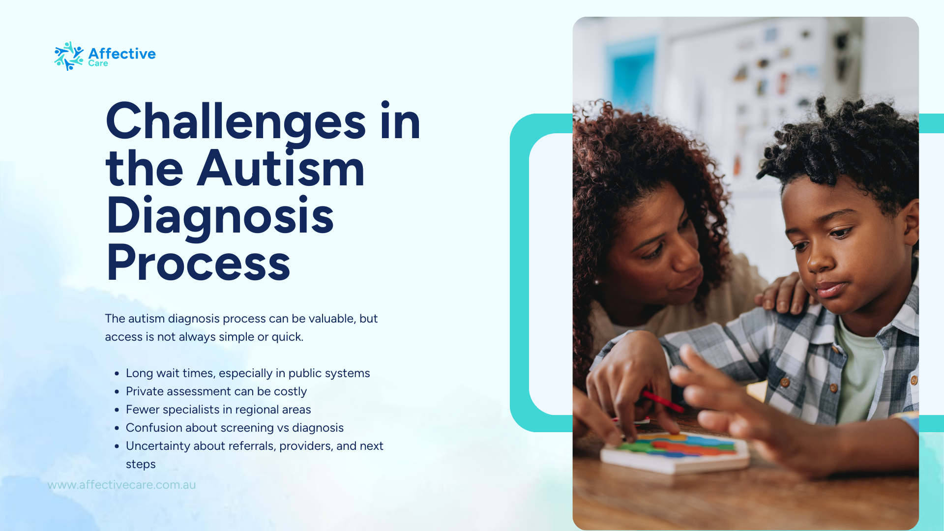 Challenges in the Autism Diagnosis Process