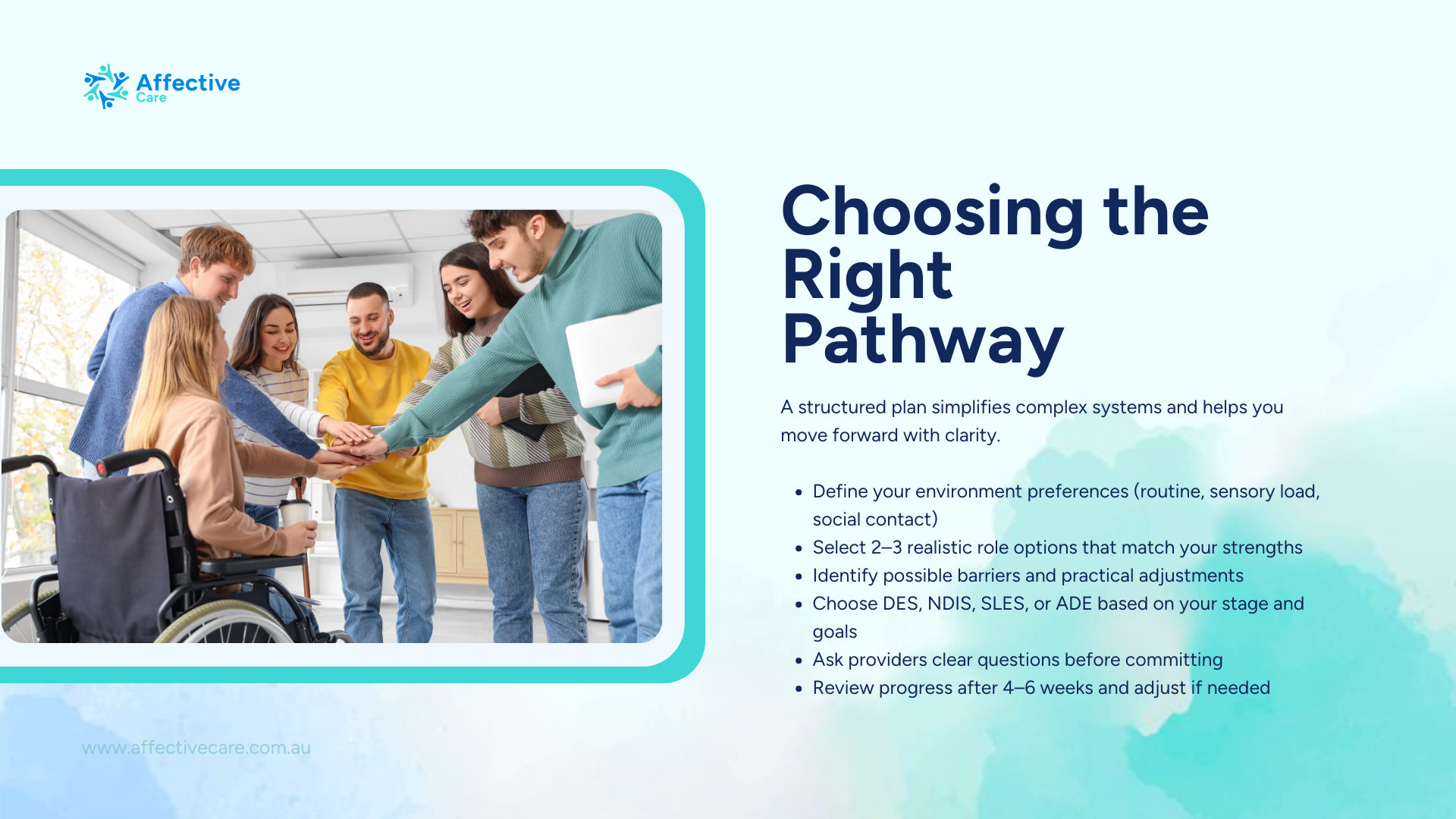 Choosing the right pathway