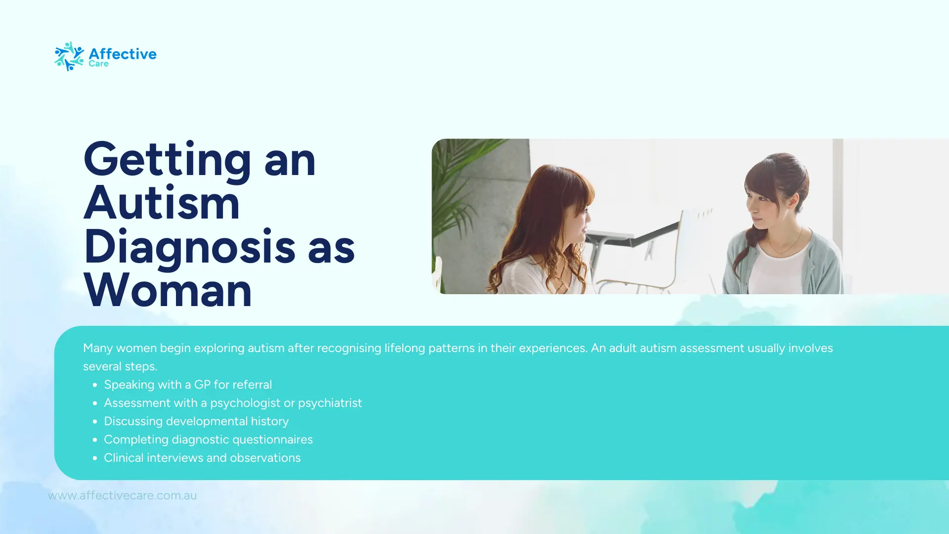 Getting an autism diagnosis as women