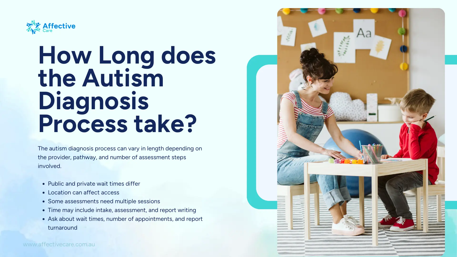 How long does the autism diagnosis process take