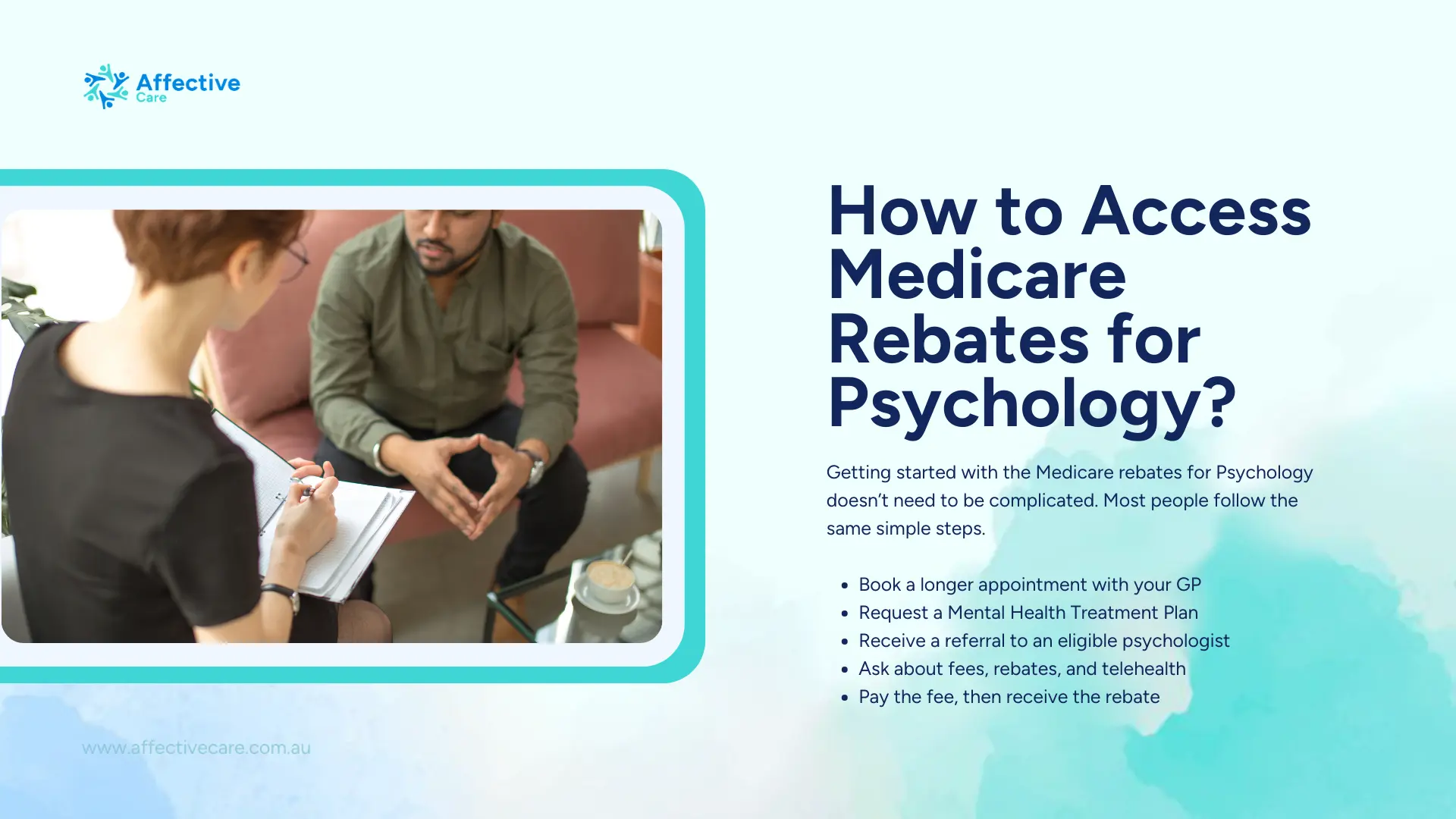 How to access medicare rebates for psychology