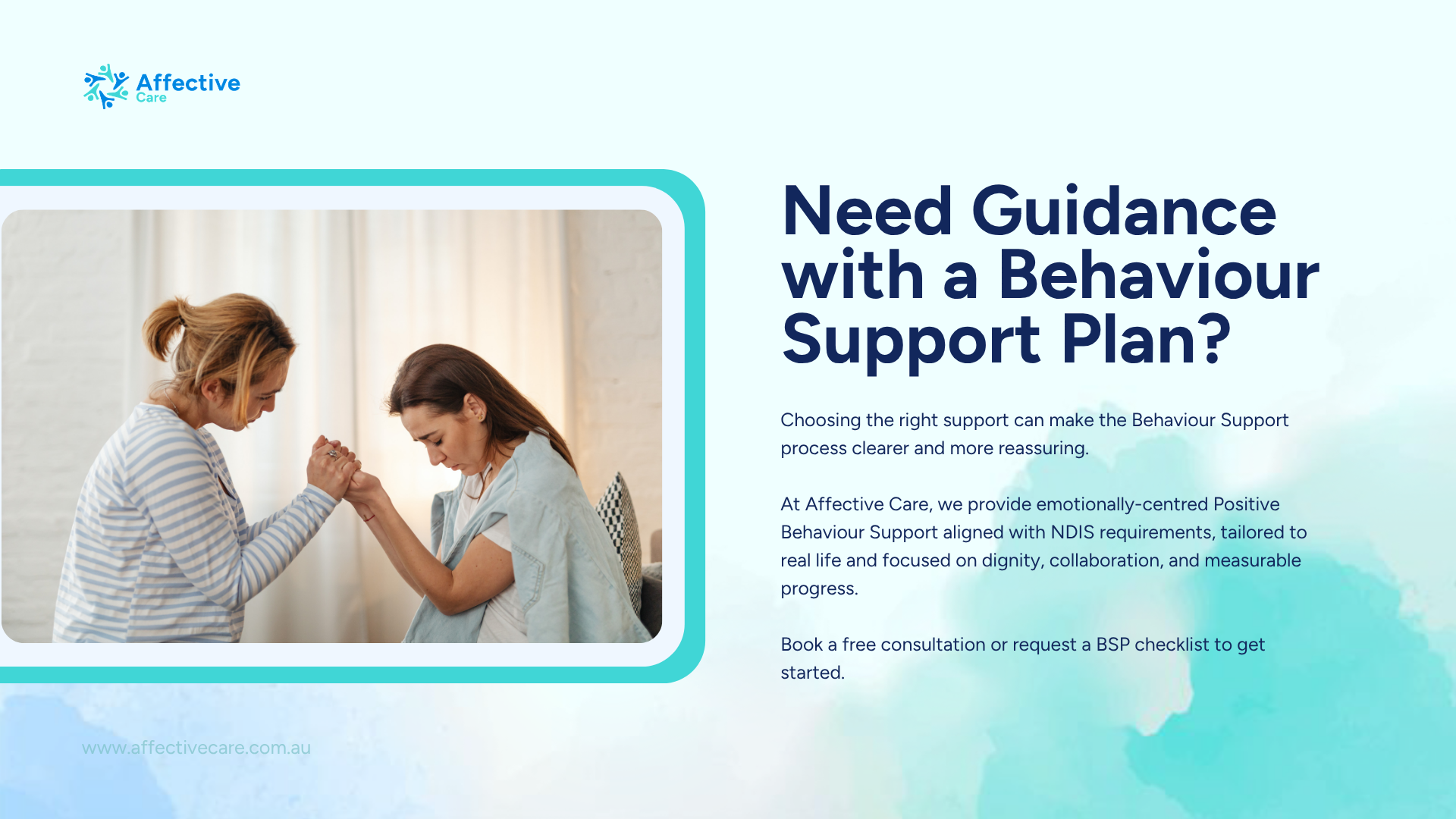 Need guidance with a behaviour support plan