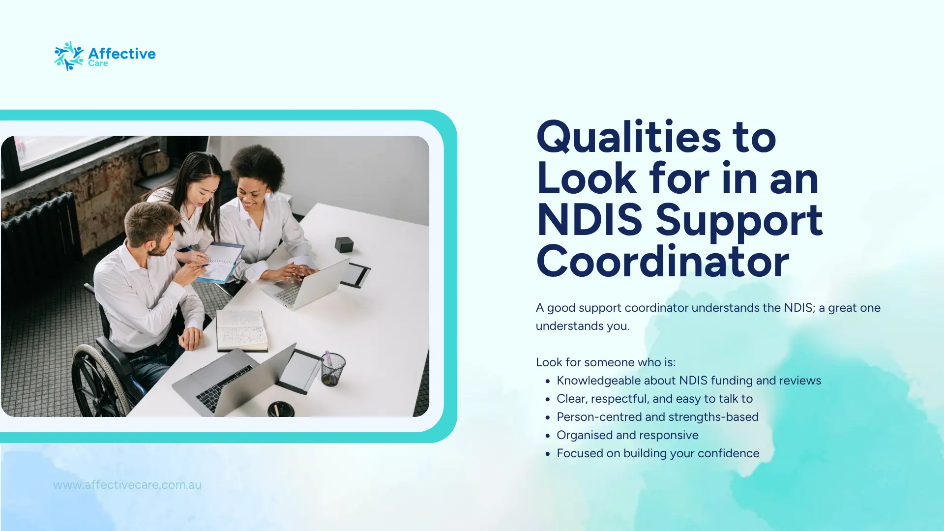 Qualities to look for in an NDIS support coordinator