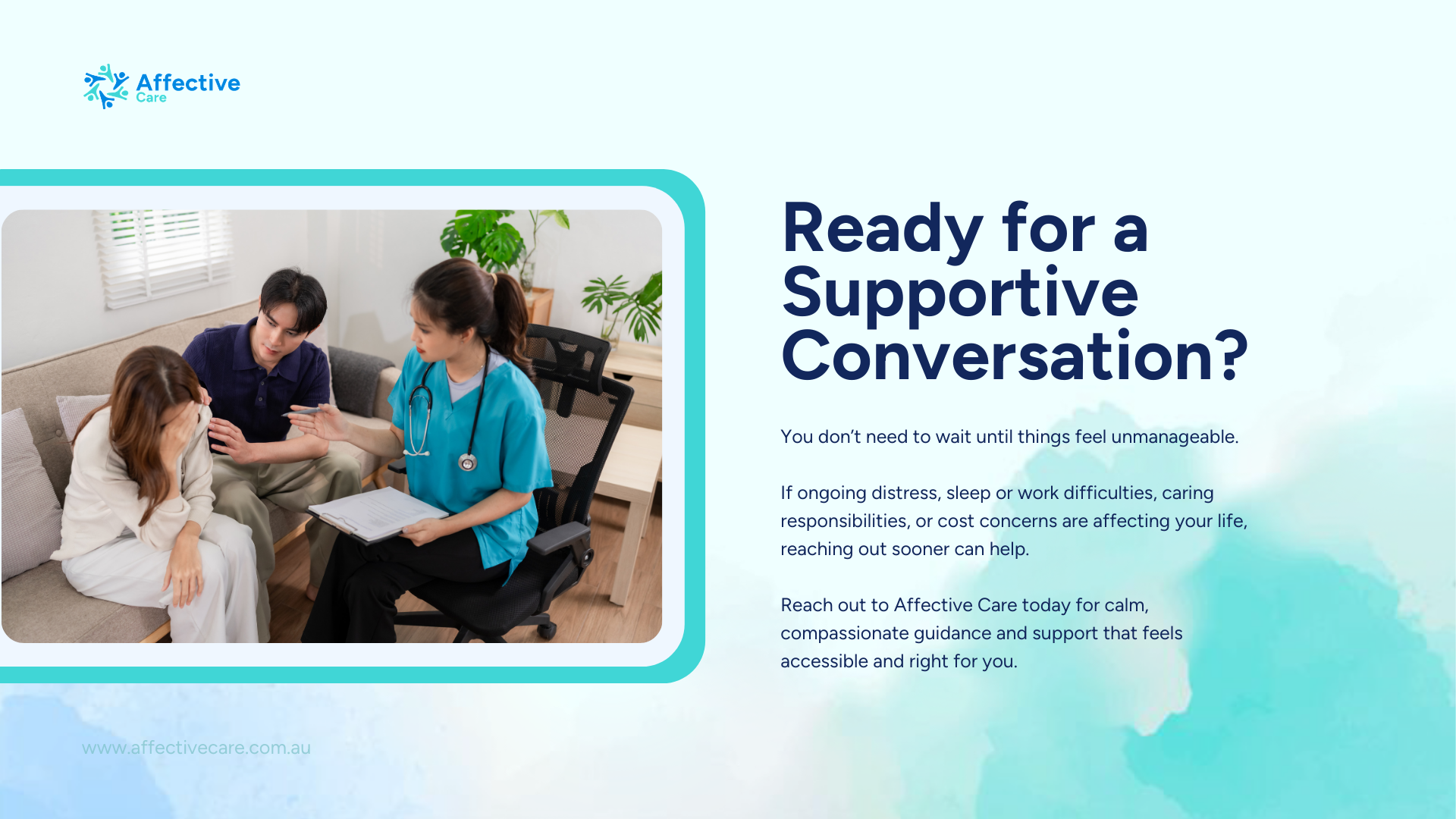Ready for a supportive conversation for medicare rebates
