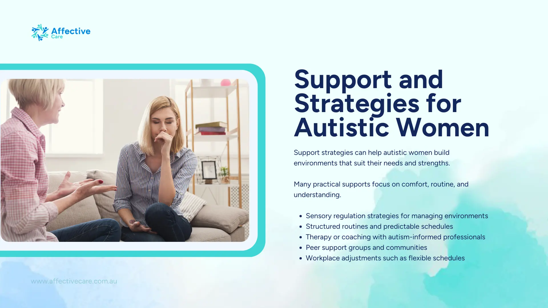 Support and strategies for autistic women