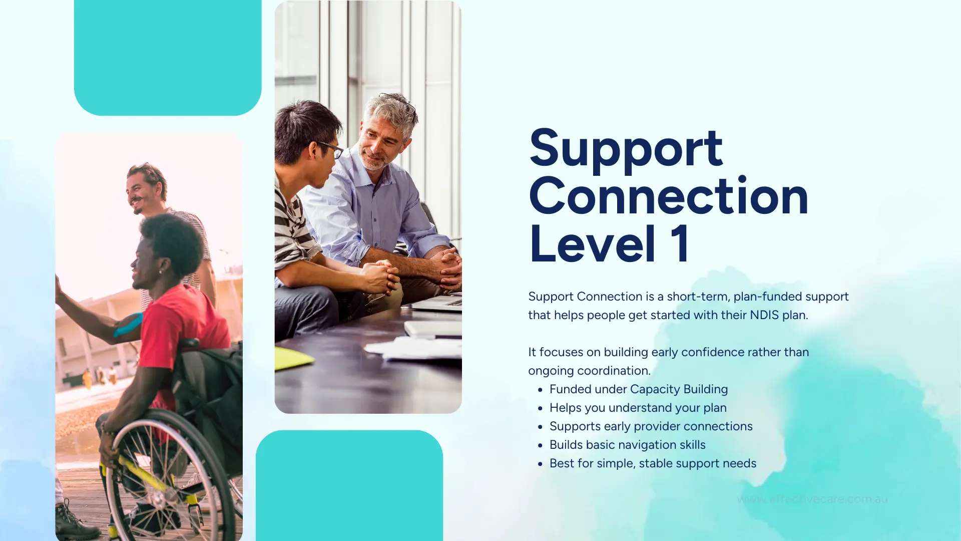 Support connection level 1