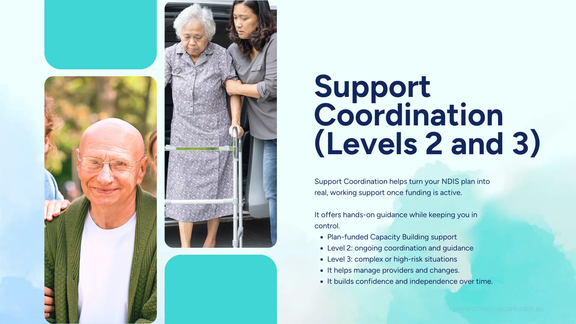 Support coordination level 2 and level 3
