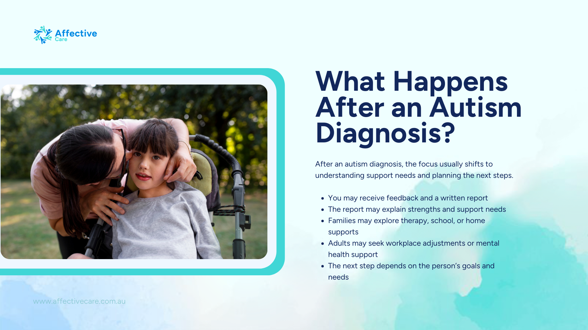 What happens after an autism diagnosis