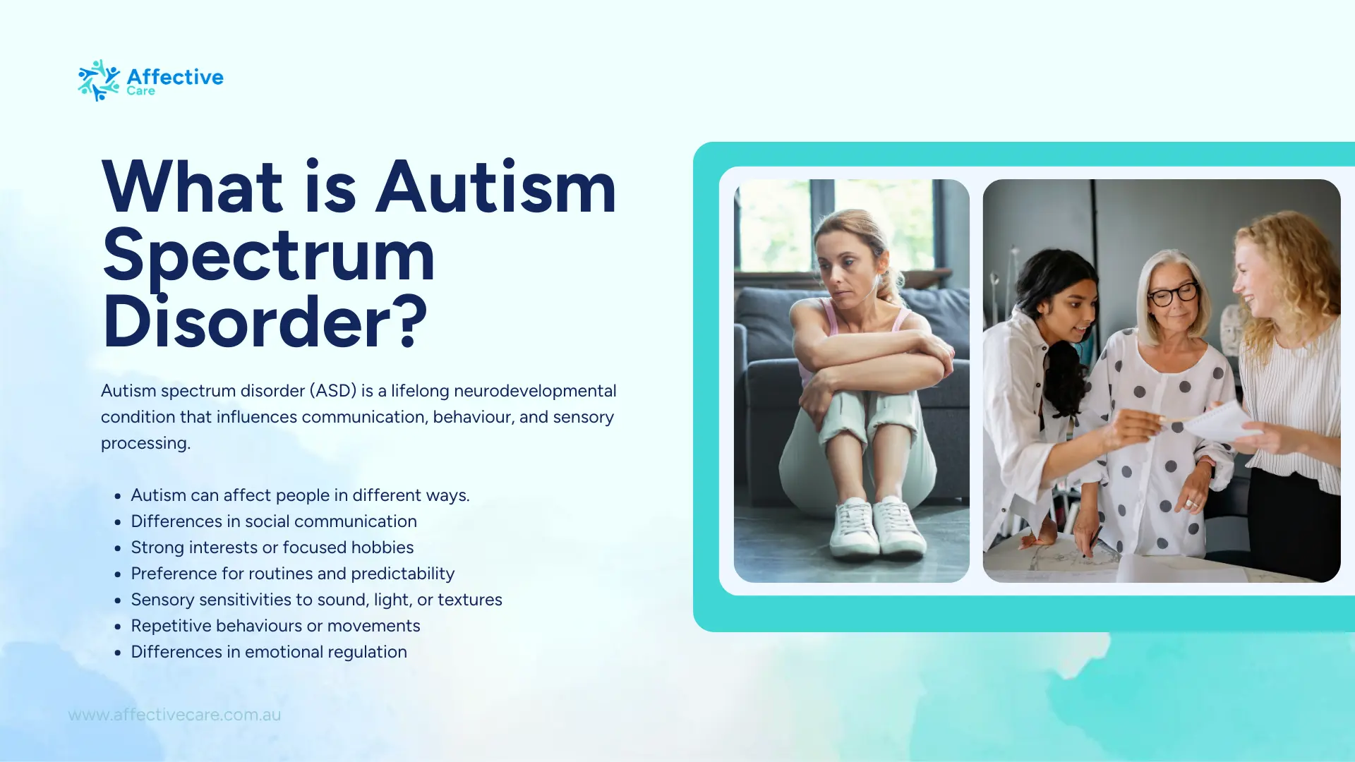 What is autism spectrum disorder