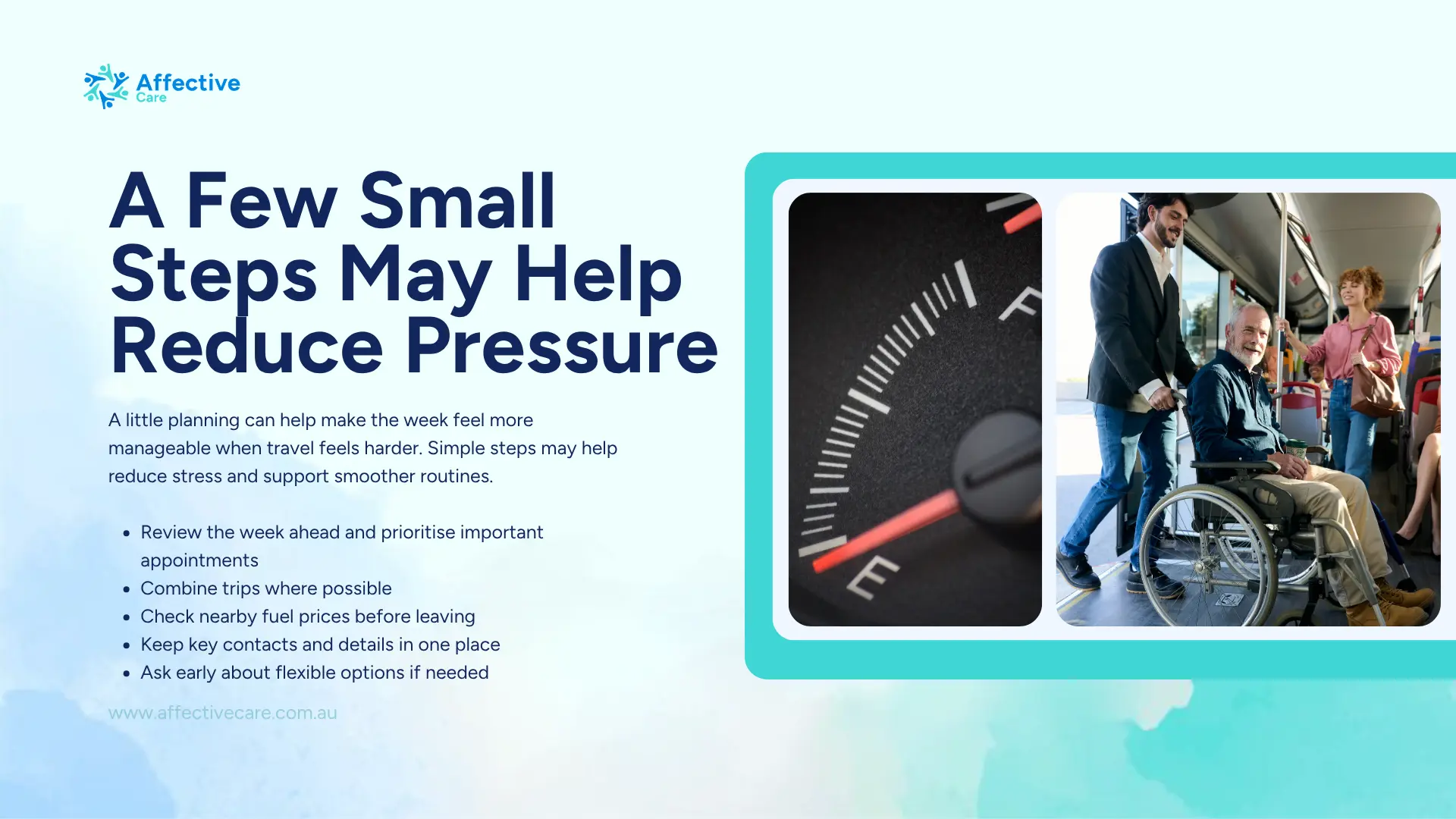 A small steps may help reduce pressure