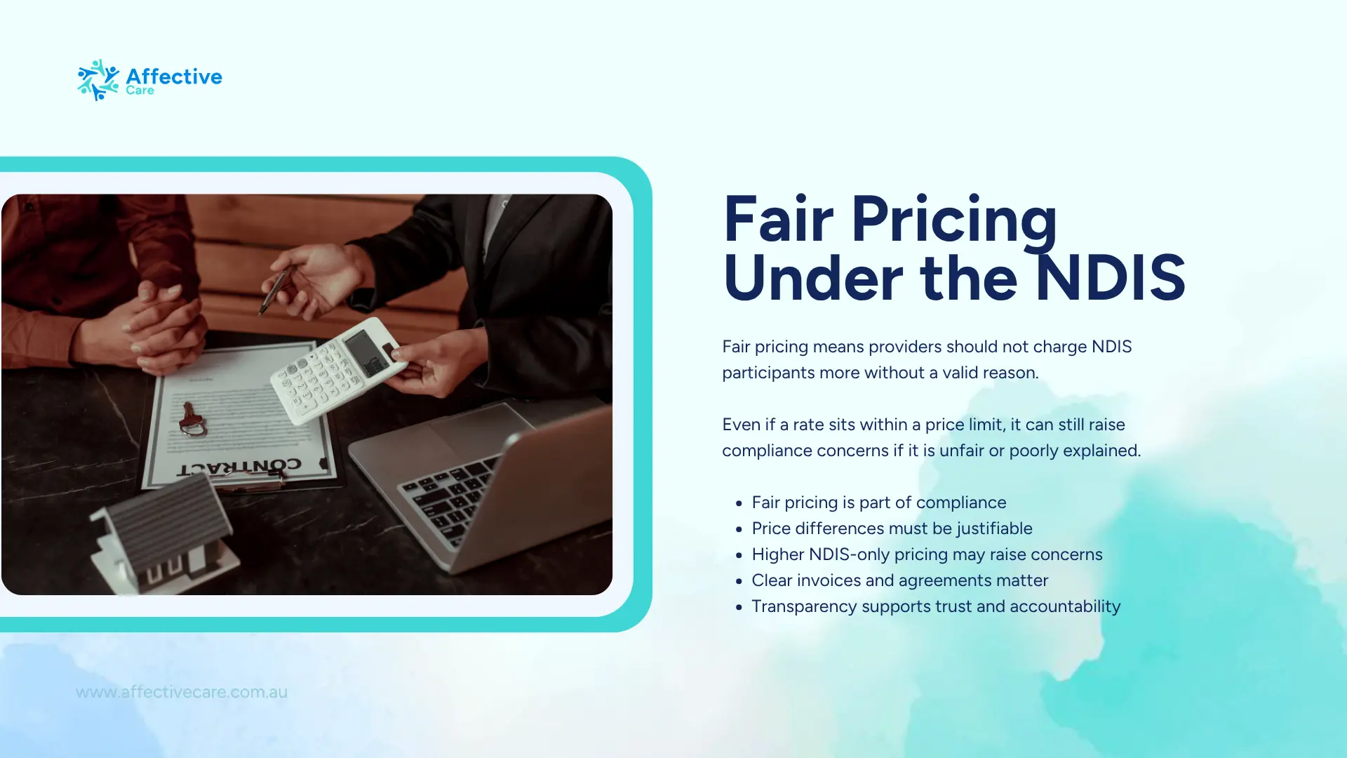 Fair pricing under the NDIS