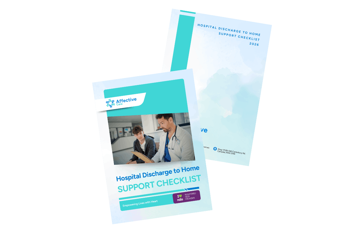 Hospital Discharge to Home Support Checklist Cover