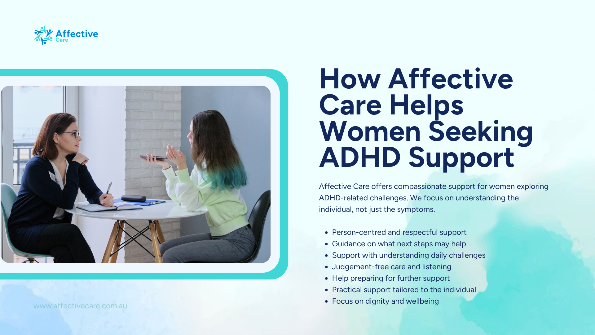 How affective care helps women