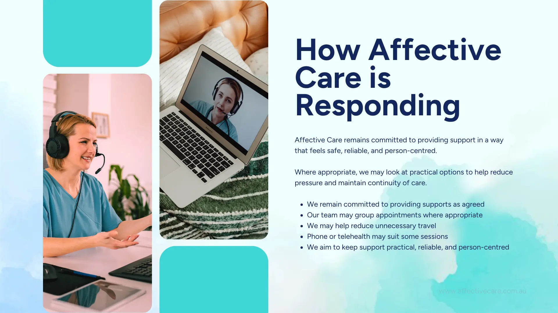 How affective care is responding