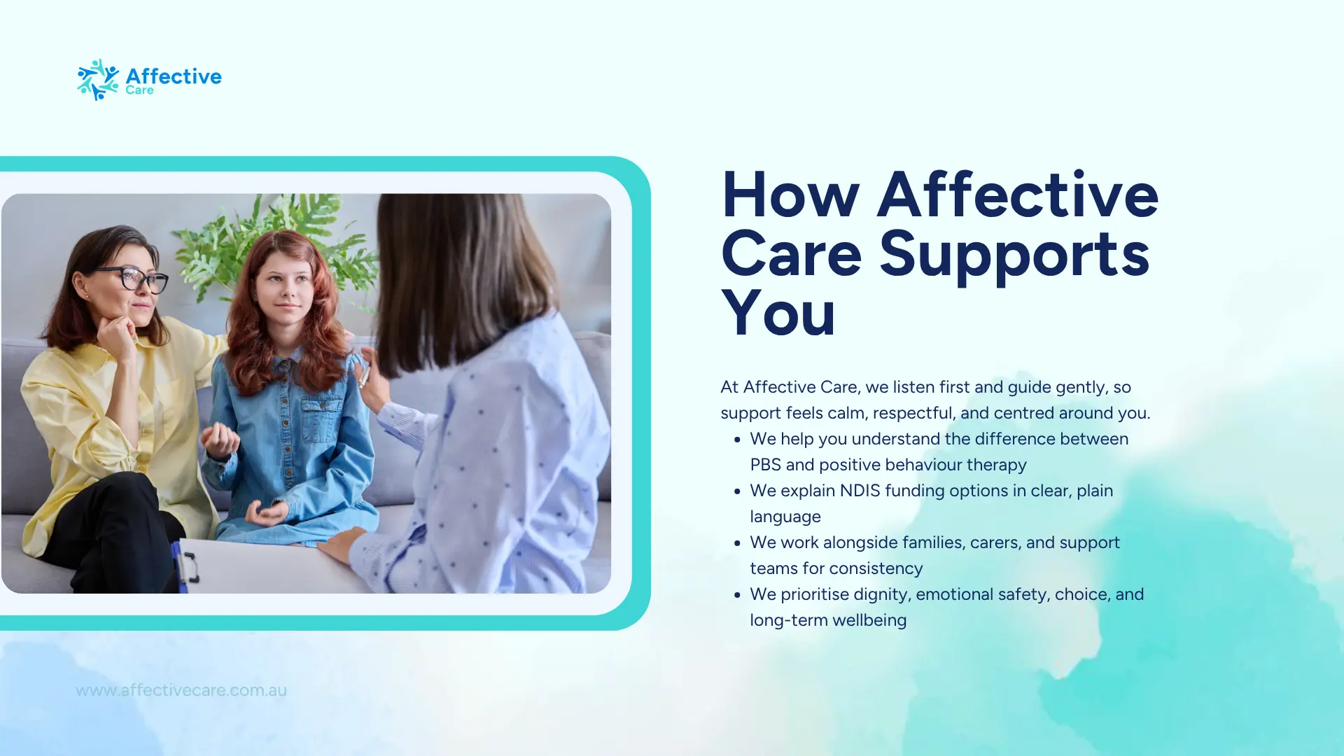 How affective care supports you