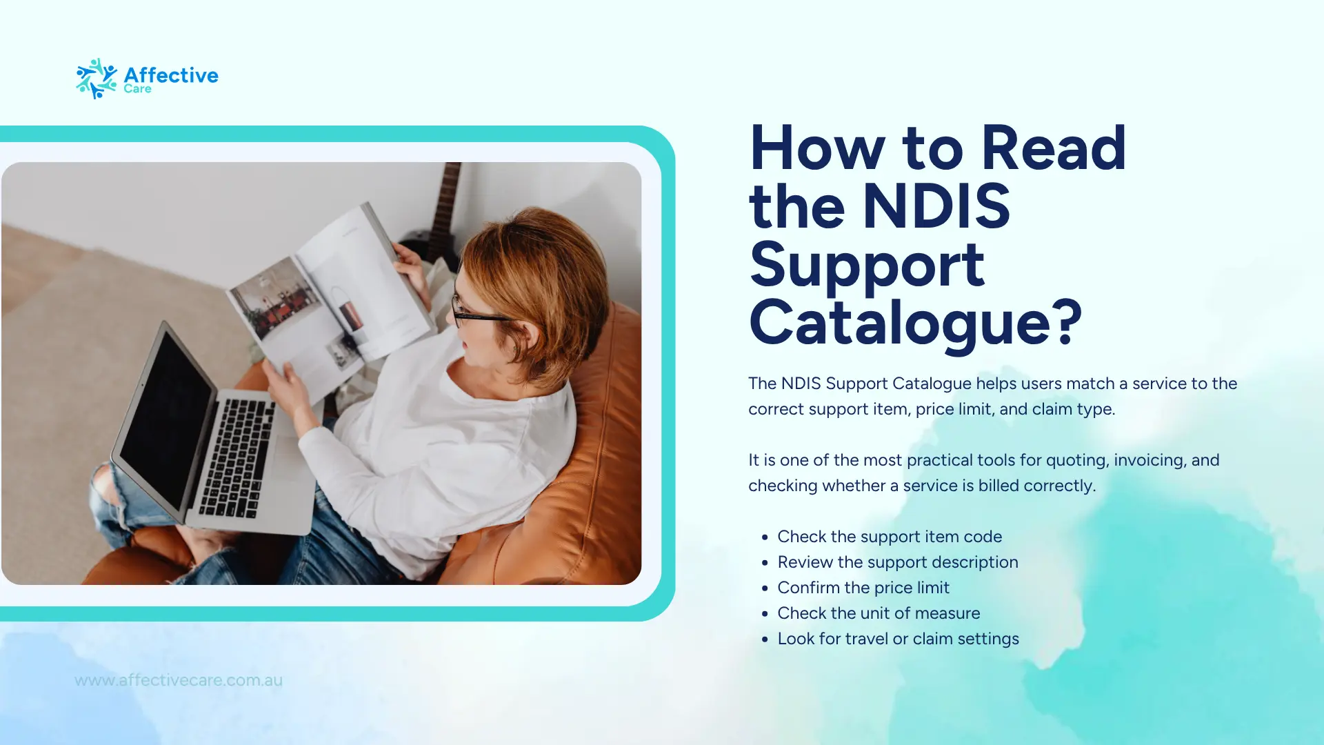 How to read the NDIS support catalogue