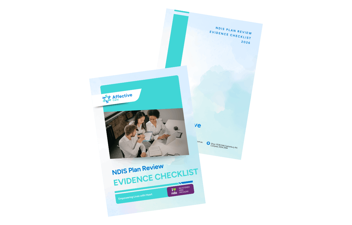 NDIS Plan Review Evidence Checklist
