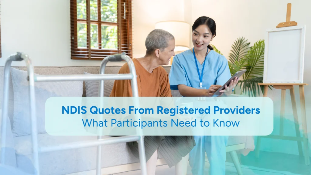 NDIS Quotes from Registered Providers