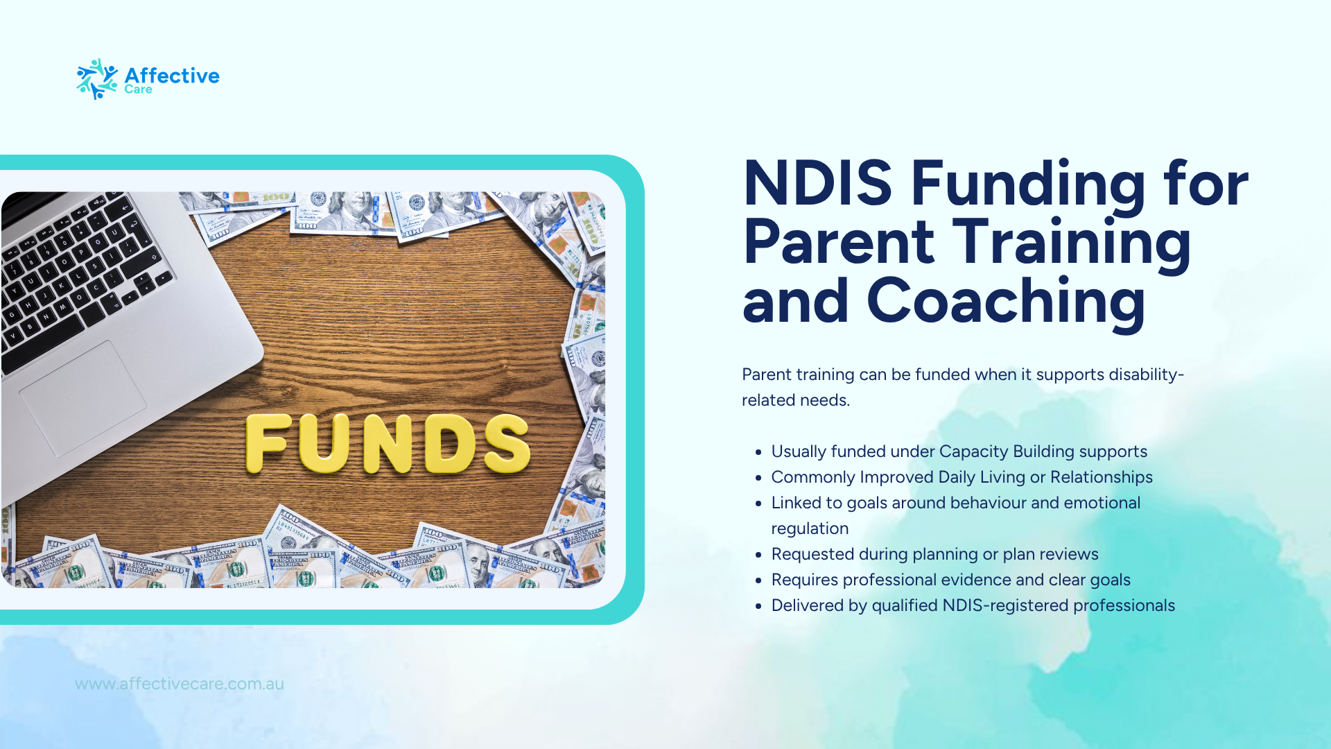 NDIS funding for parent training and coaching