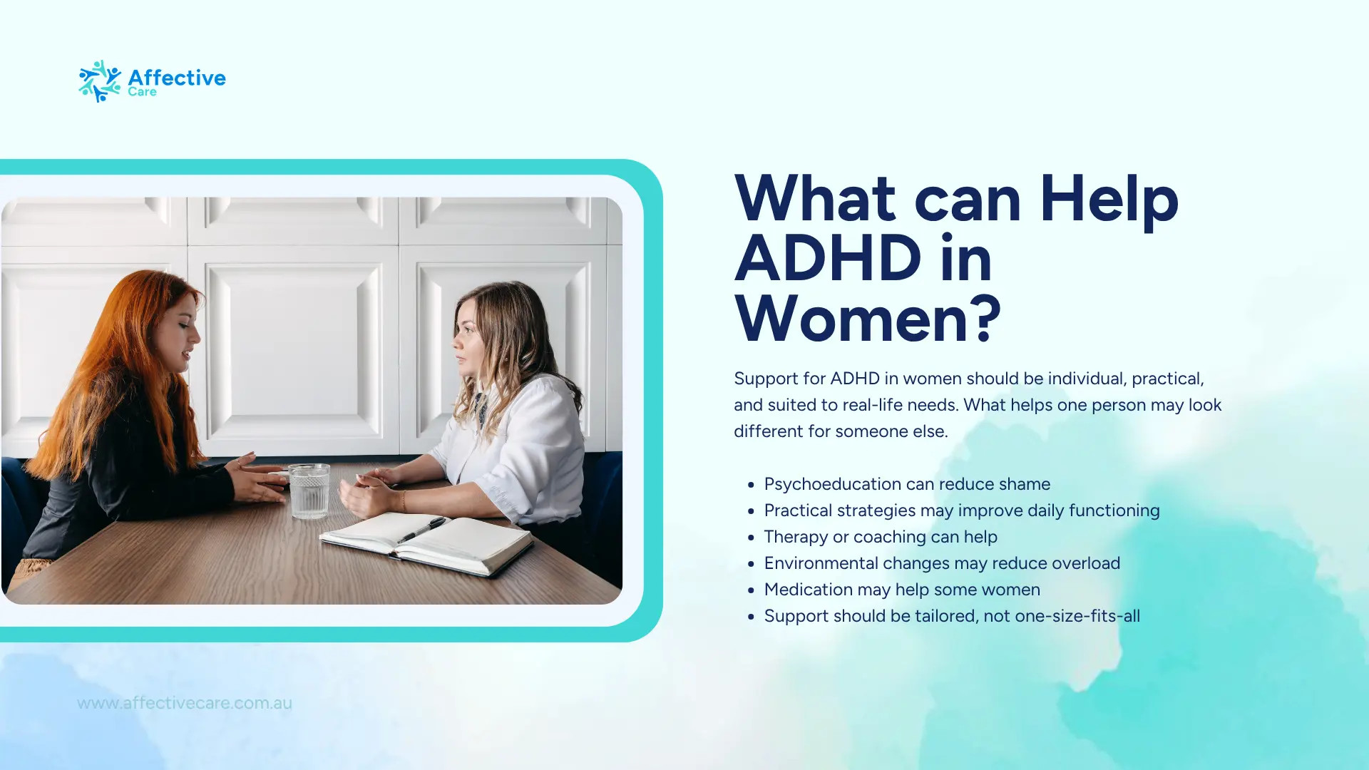 What can help ADHD in women