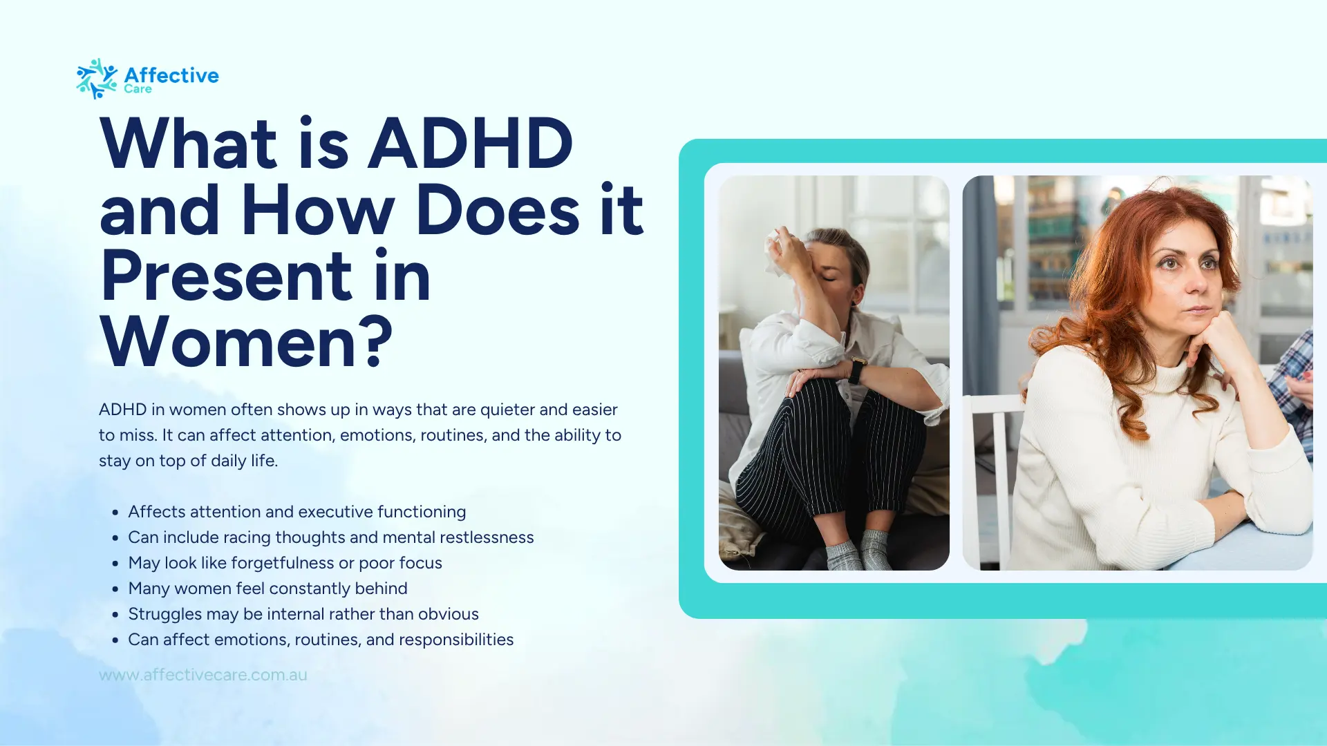 What is ADHD and how does it present in women