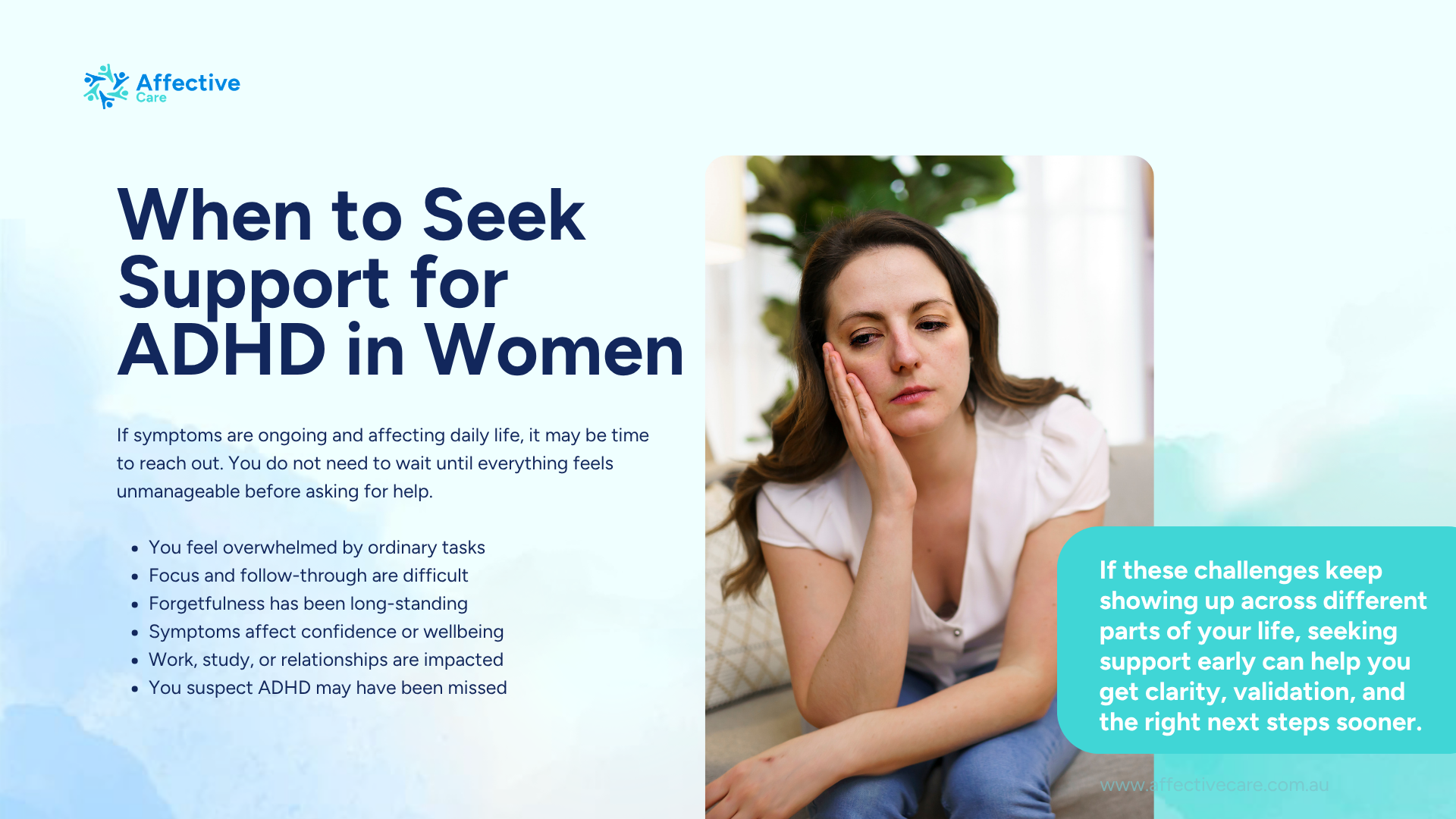 When to seek support for ADHD in women
