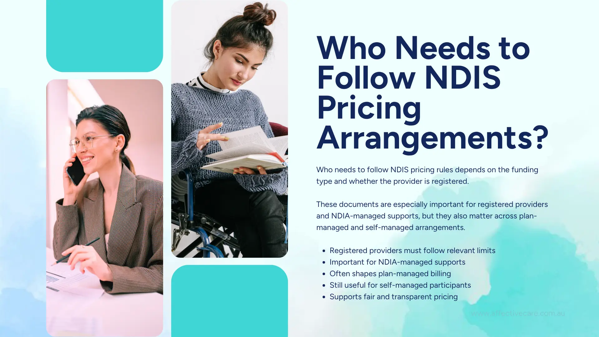 Who needs to follow NDIS pricing arrangements