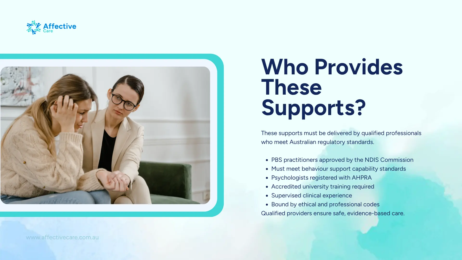 Who provides these support