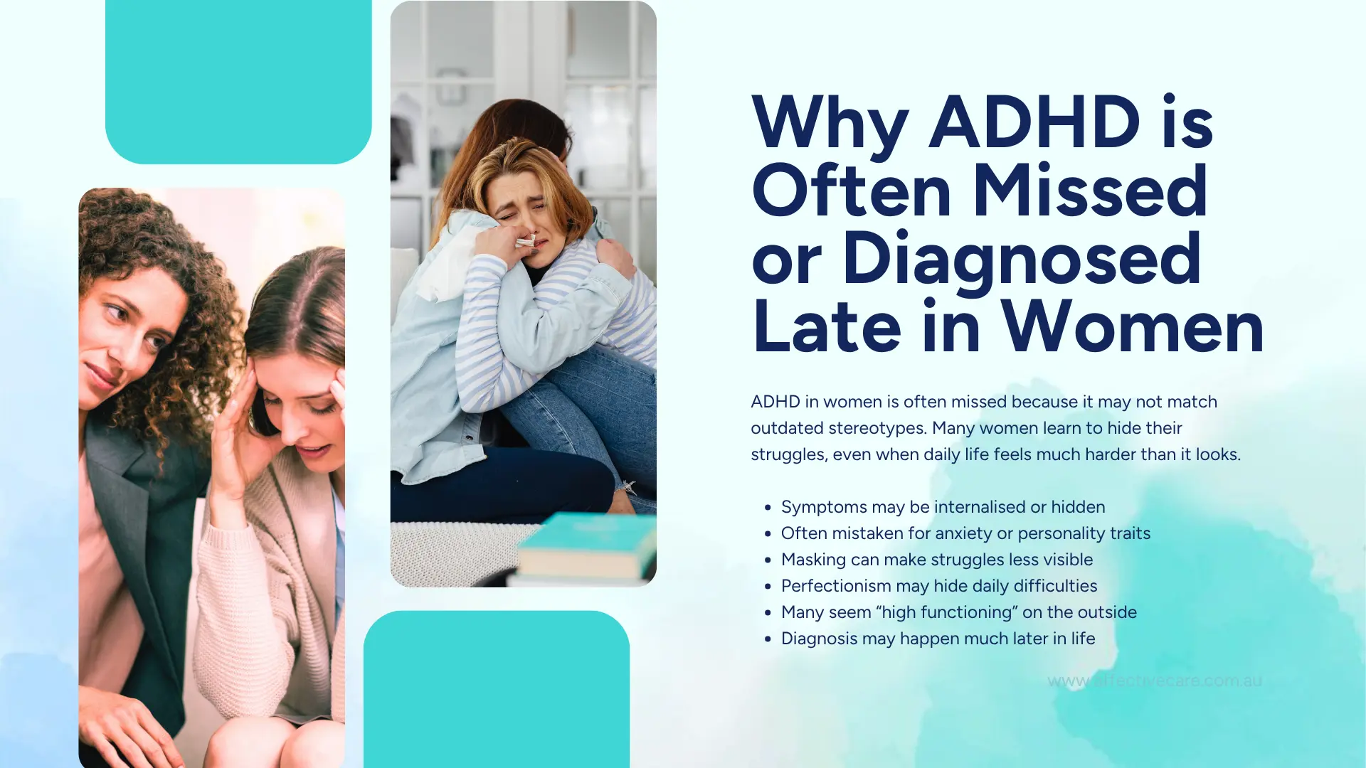 Why ADHD is often missed or diagnosed late in women
