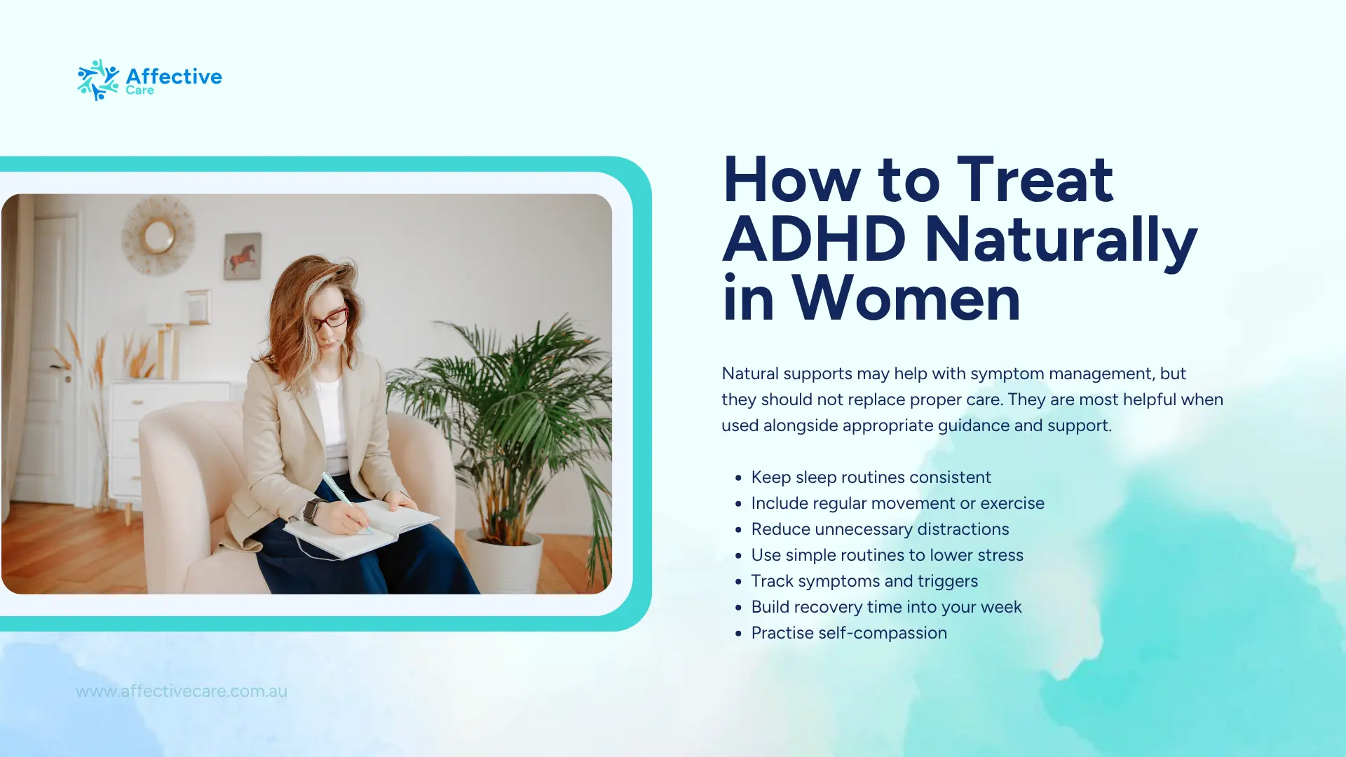 how to treat ADHD naturally in women