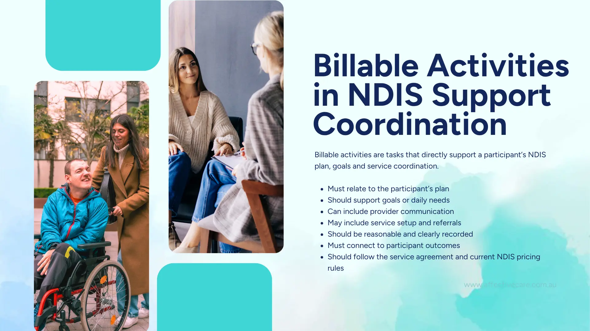 Billable Activities in the NDIS Support Coordination