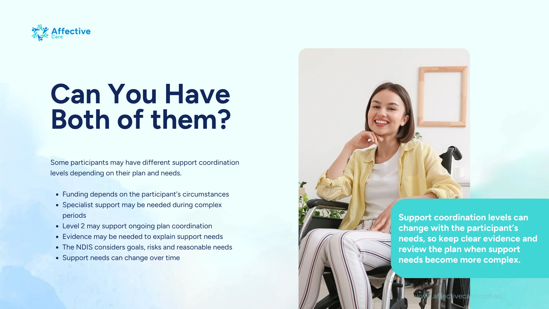 Can you have both level 2 and specialist support coordination