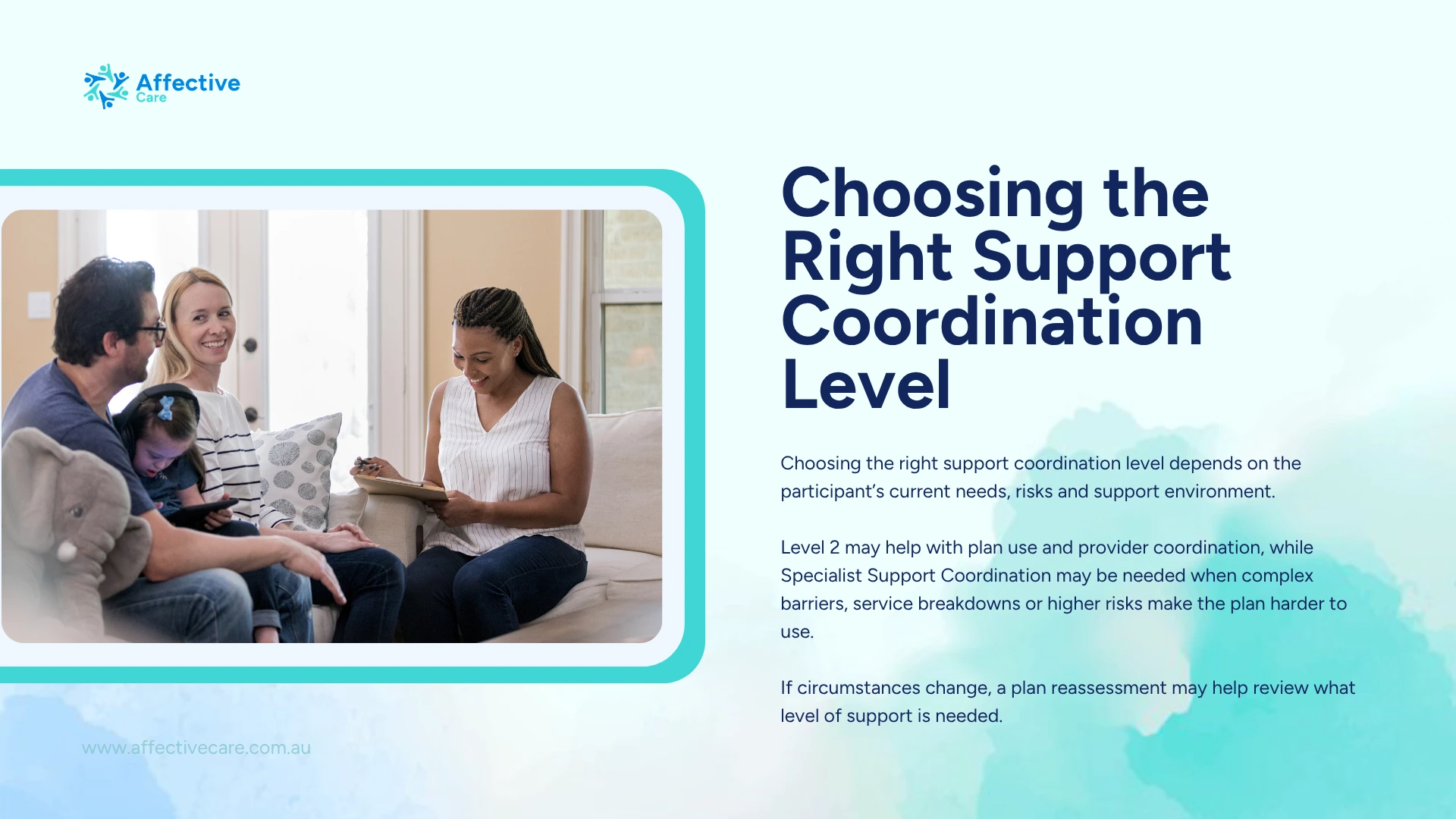 Choosing the right Support Coordination
