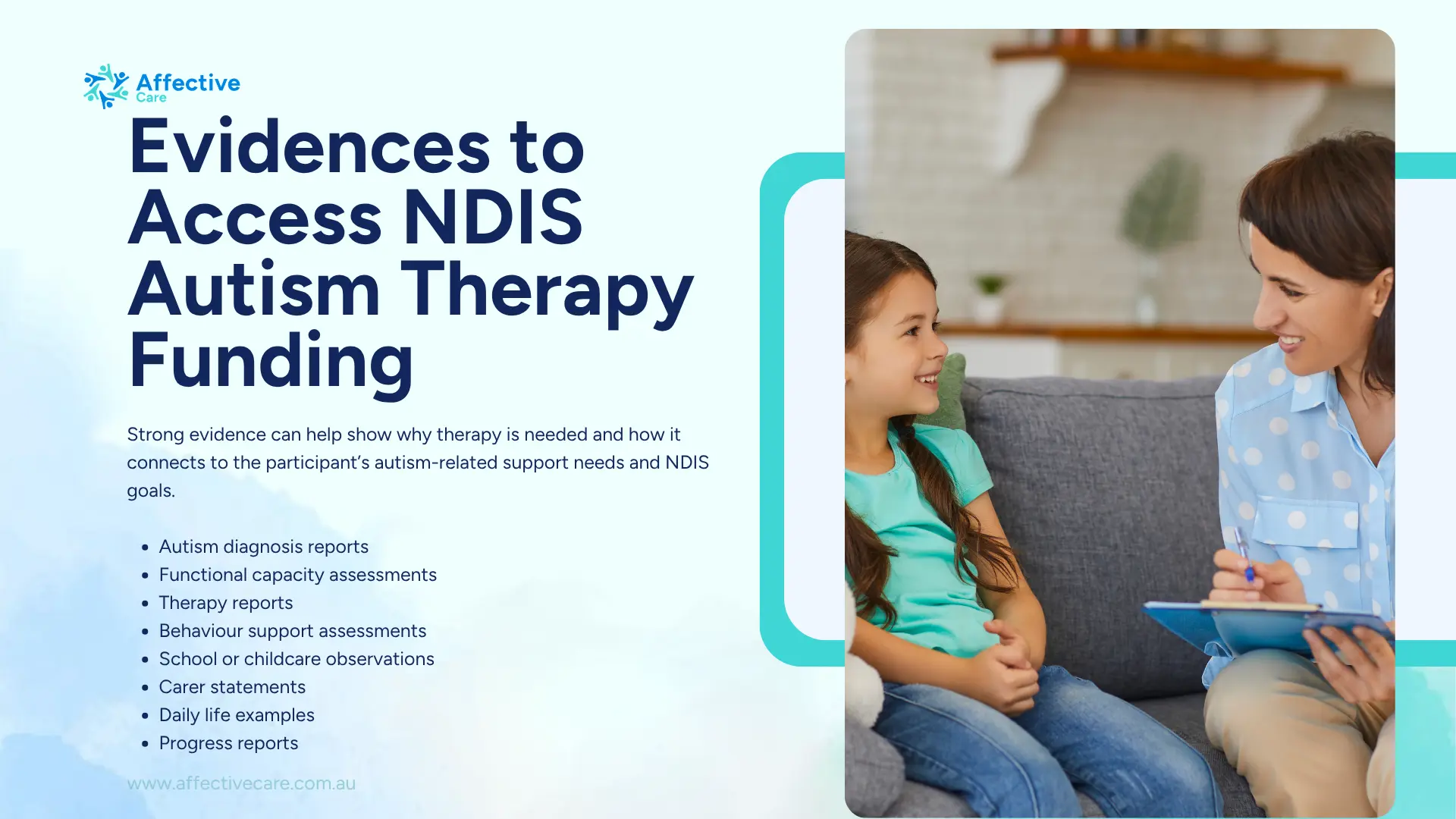 Evidences to Access NDIS Autism Therapy Funding