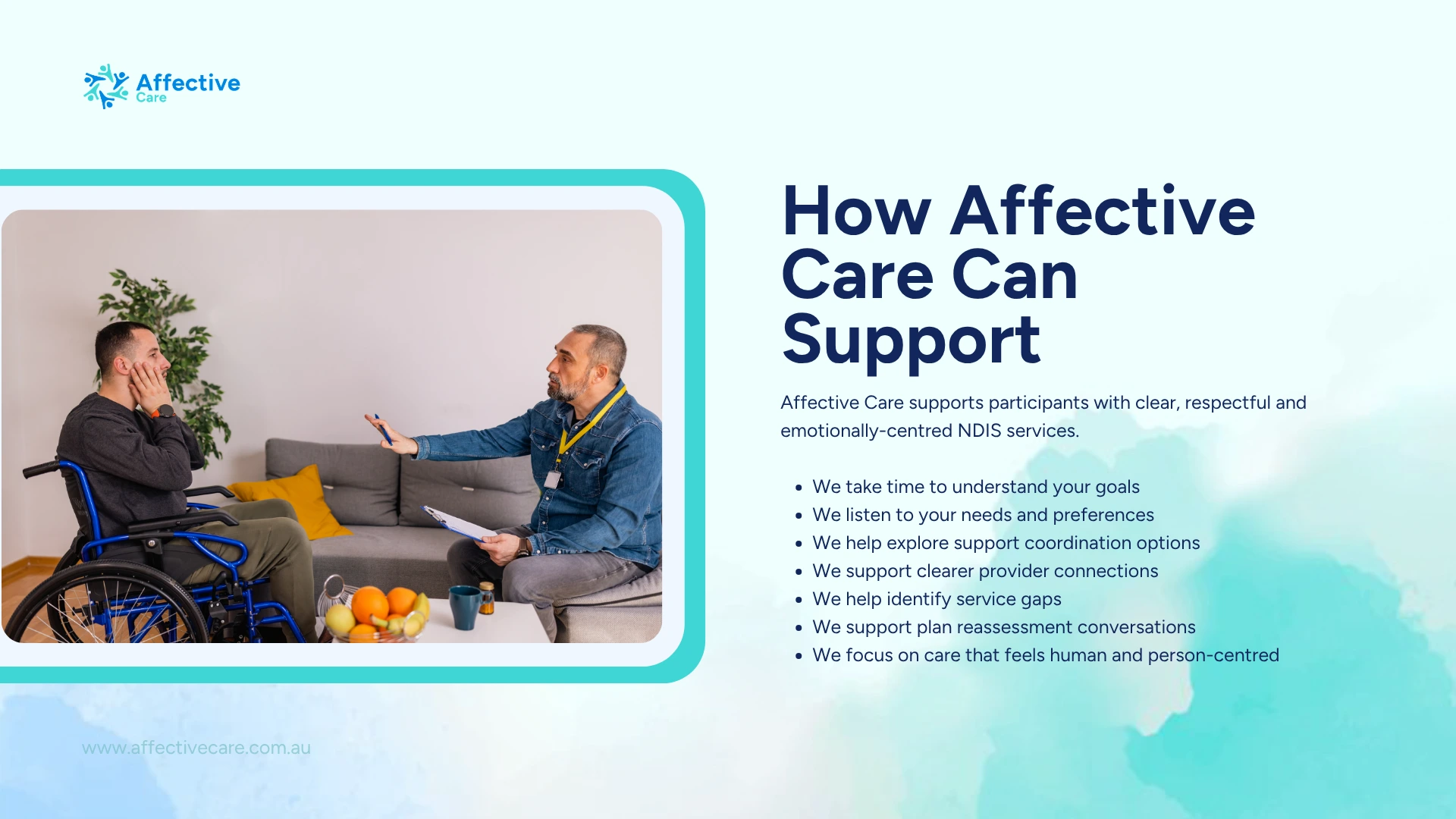 How Affective Care can Support