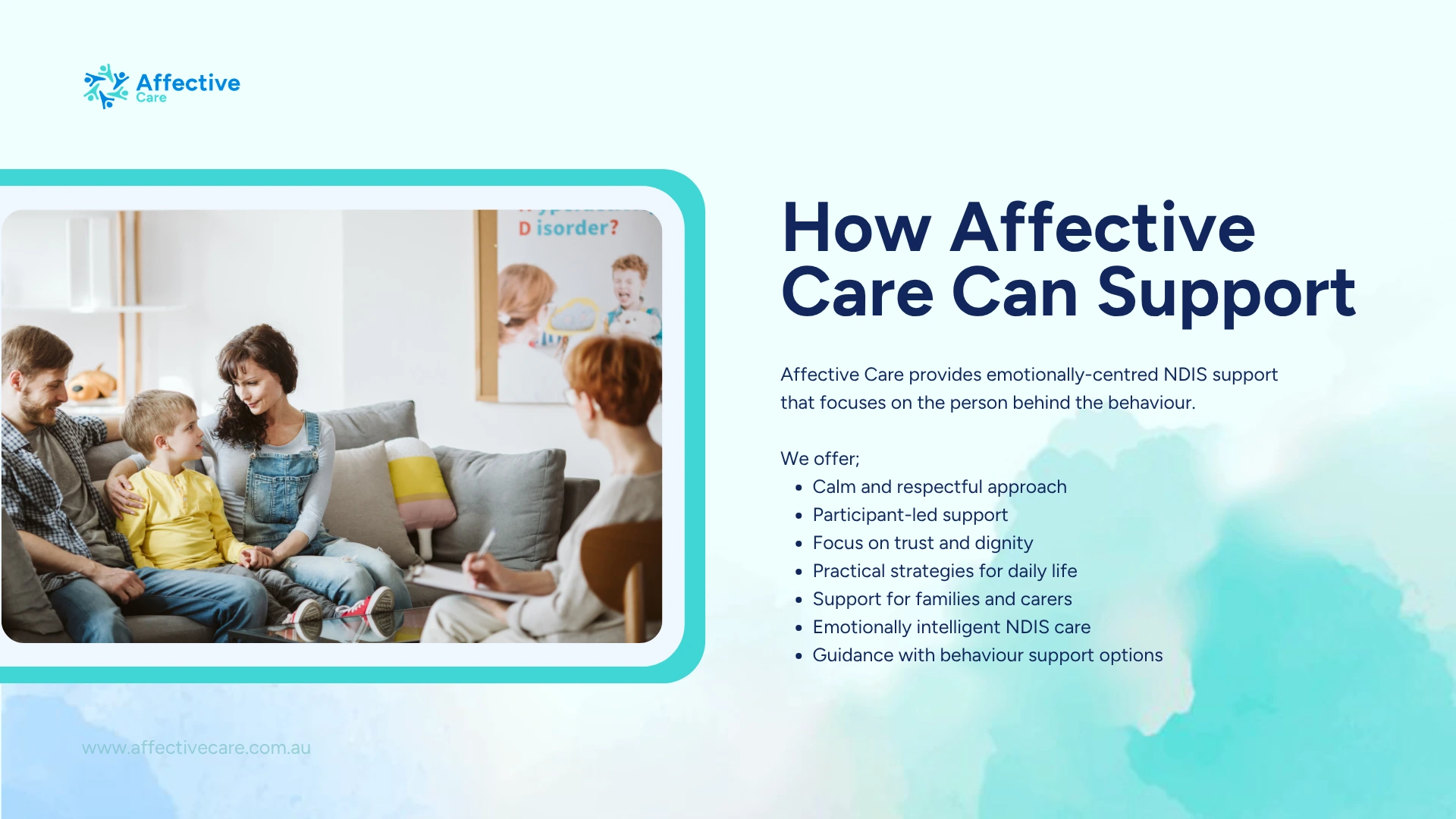 How affective care can support