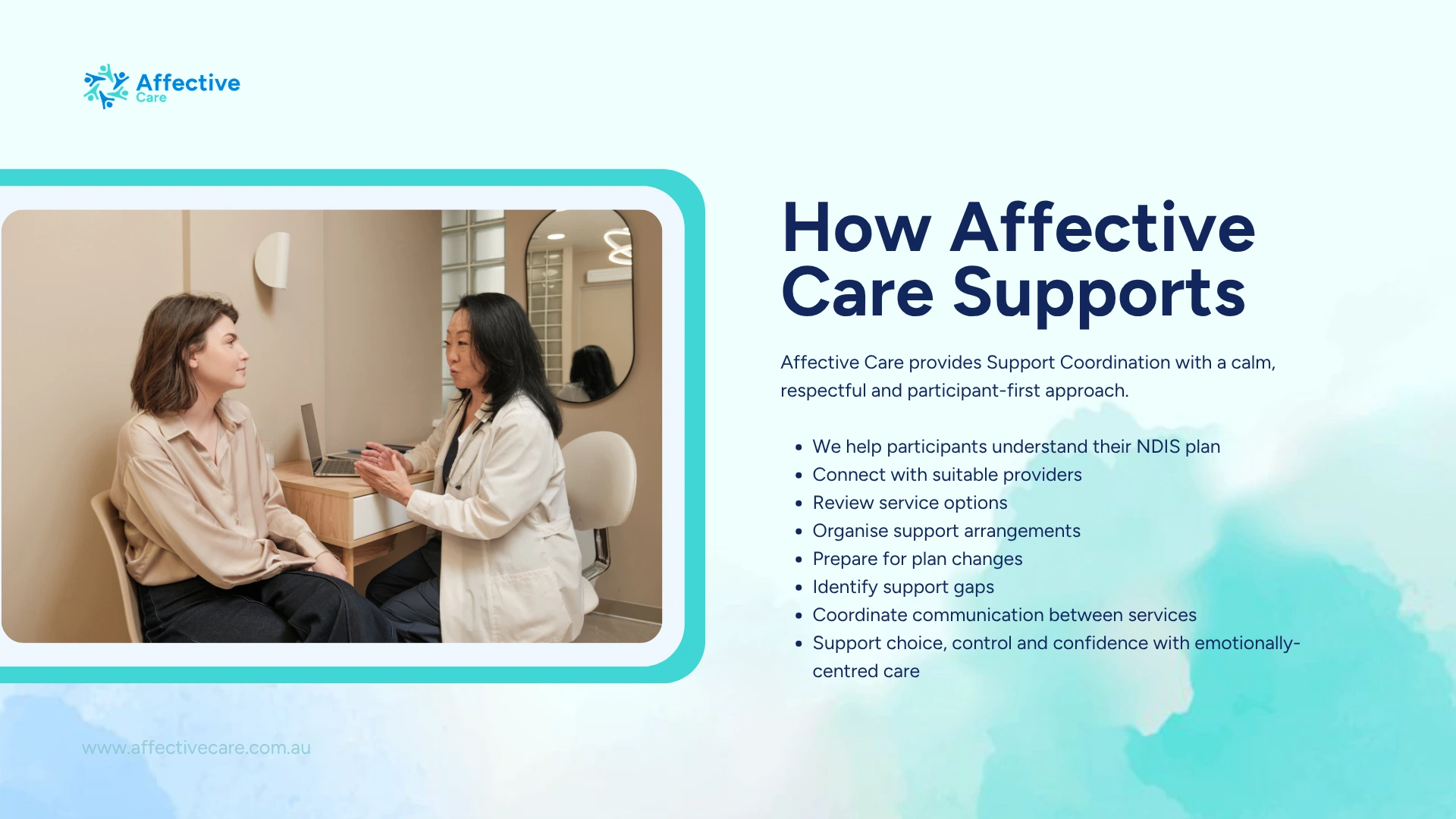 How affective care supports