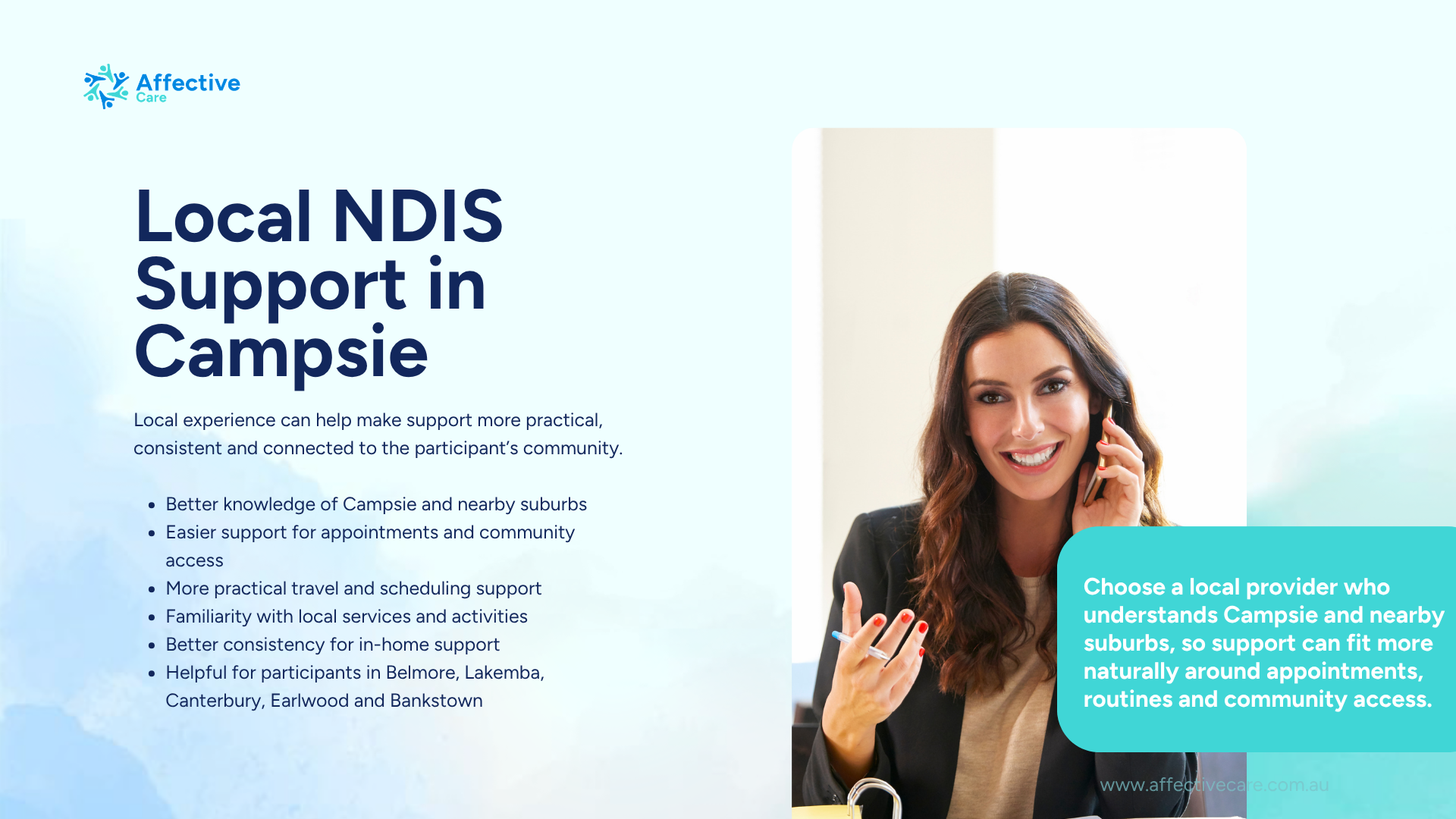 Loacl NDIS support in Campsie