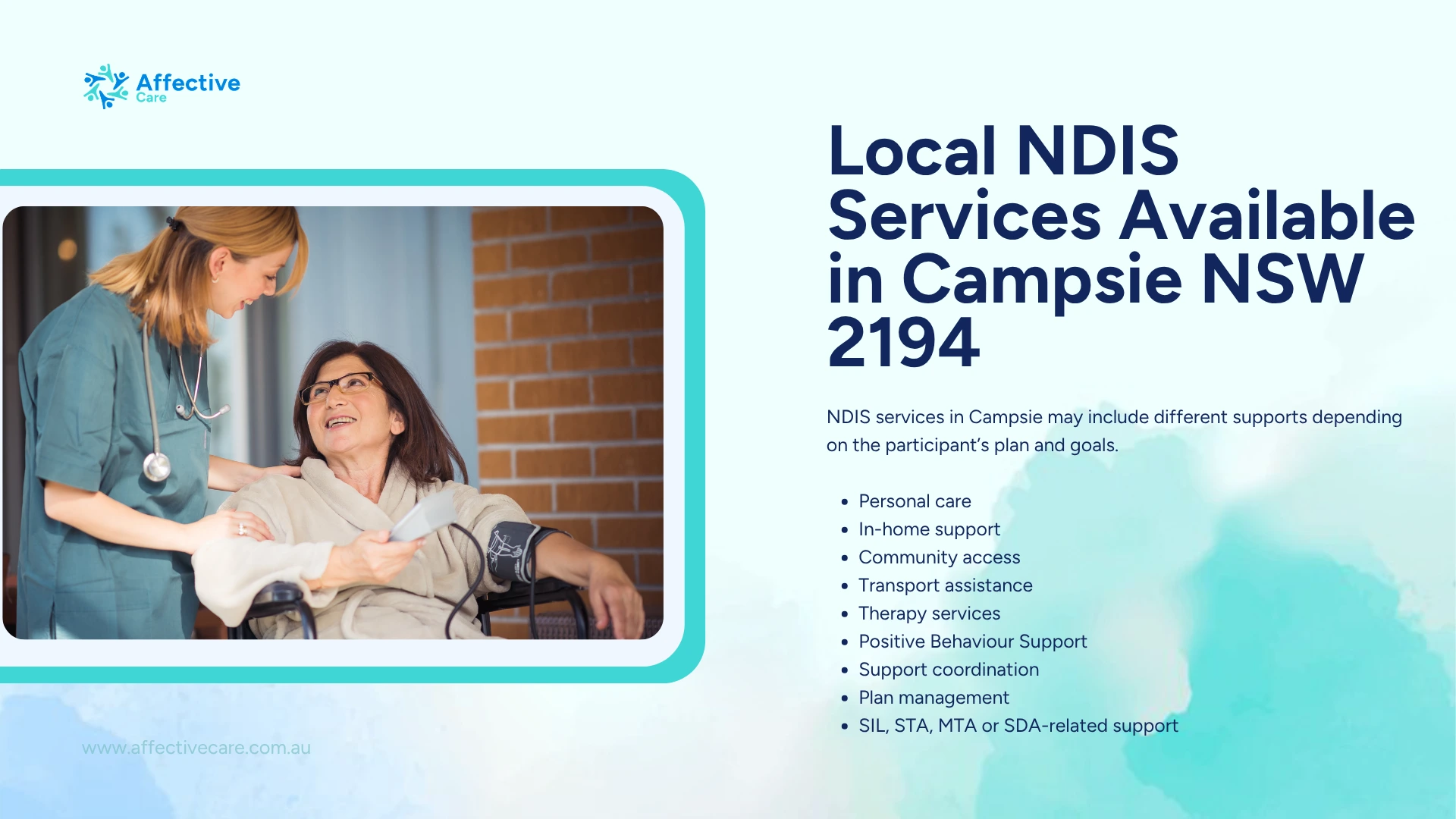Local NDIS services available in campsie NSW 2194