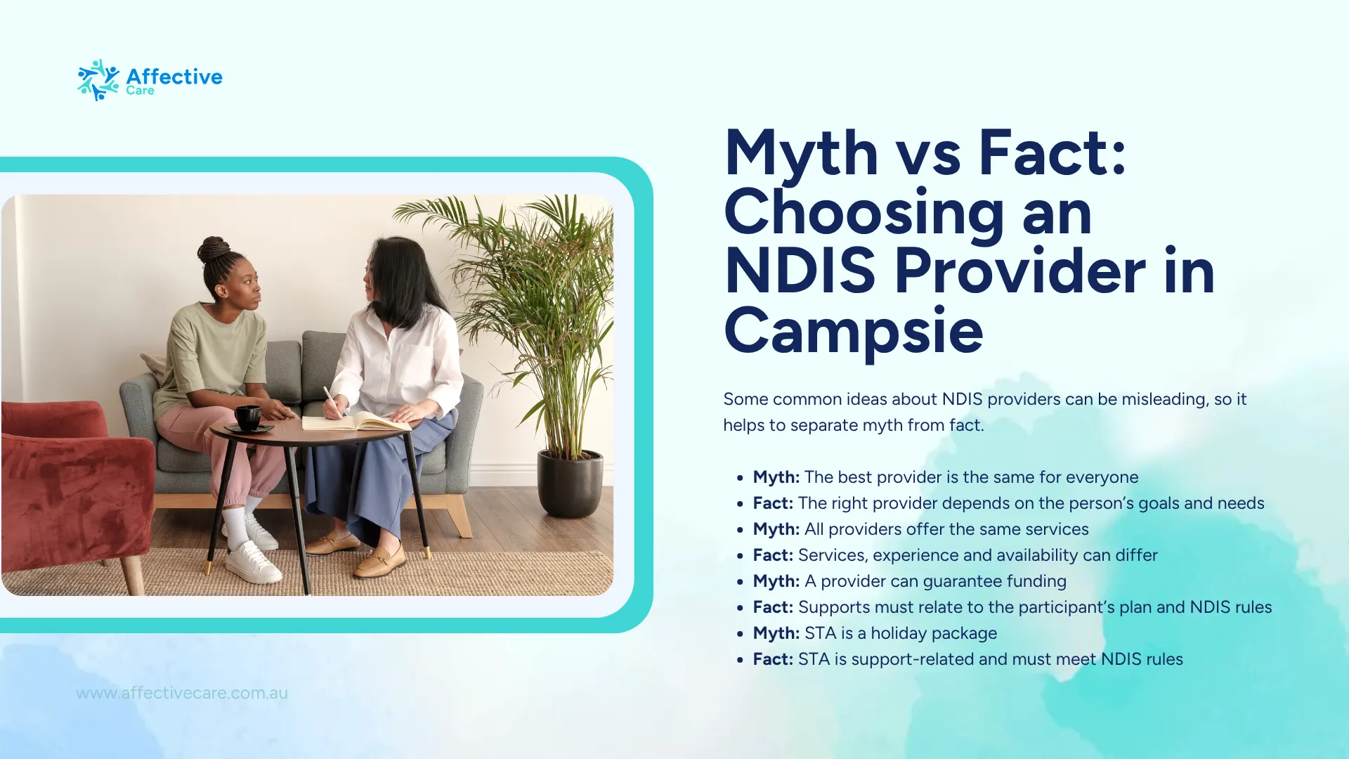 Myth vs Fact Choosing NDIS Provider in Campsie