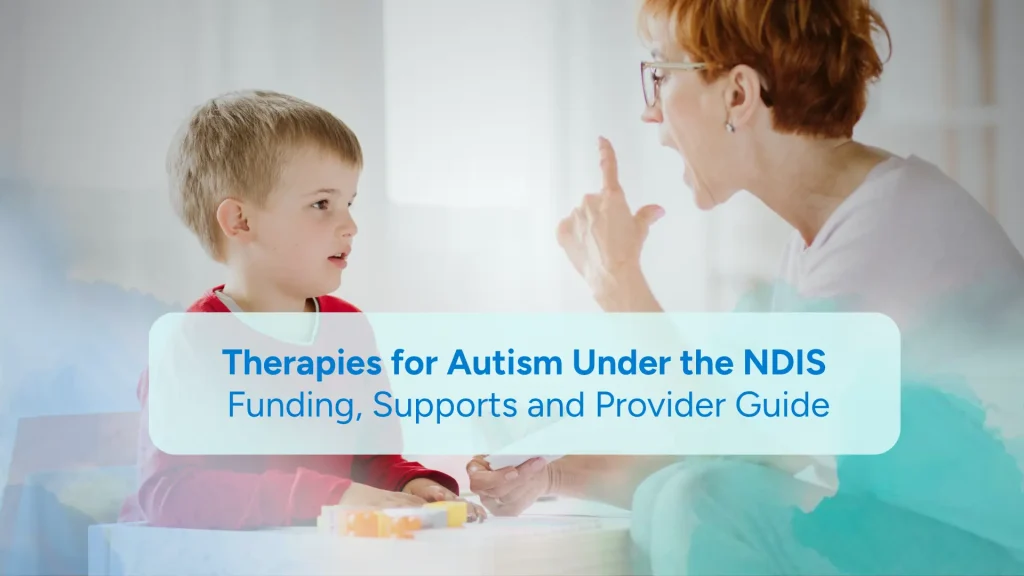 Therapies for Autism under NDIS