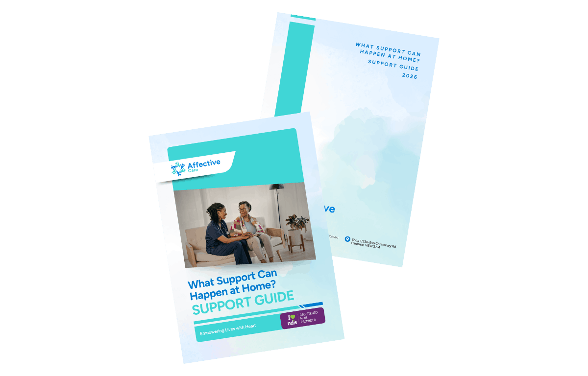 What Support Can Happen at Home Guide Cover