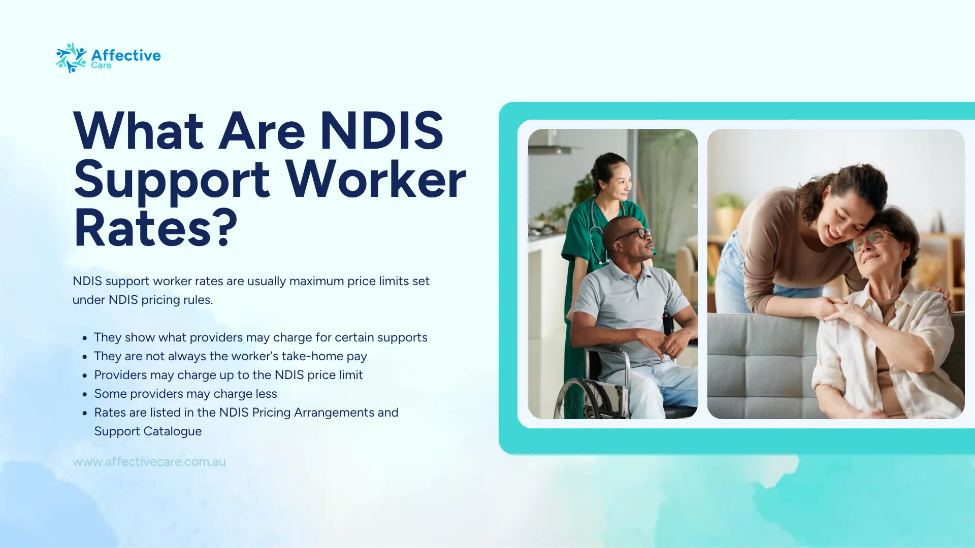 What are NDIS support worker rates