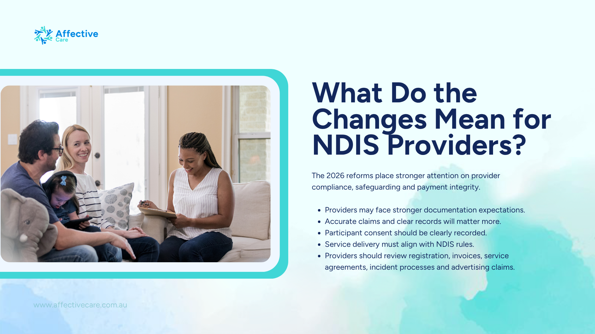 What do the changes mean for providers