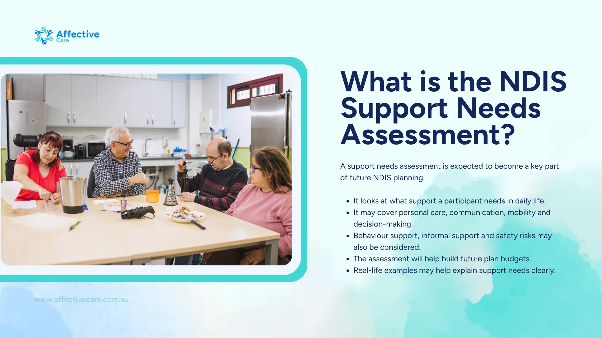 What is NDIS support needs assessment
